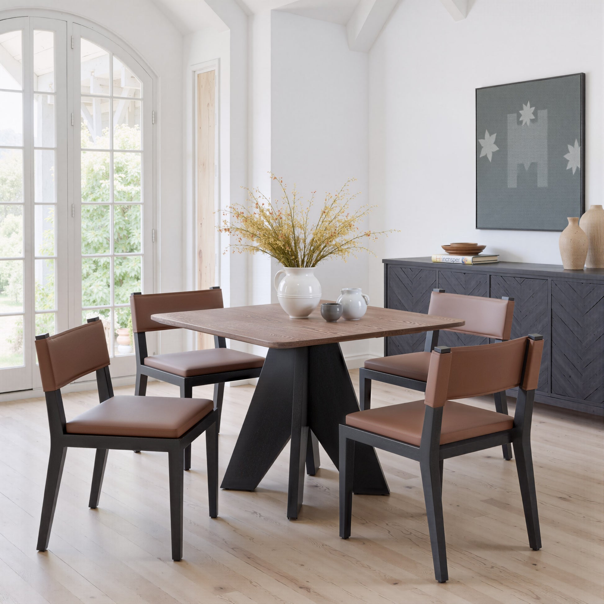 Roxas Dining Chair (Set of 2) Brown - 9