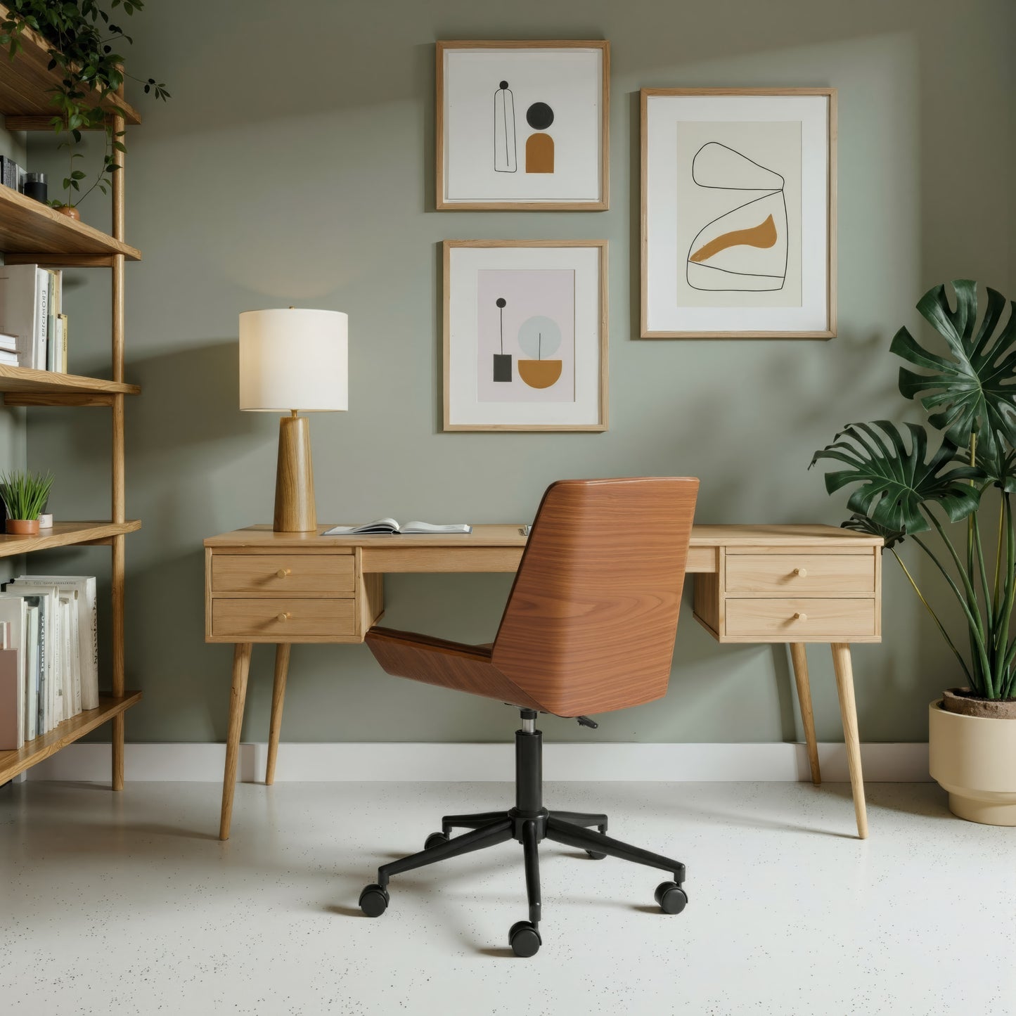 Maker Office Chair Brown - 11