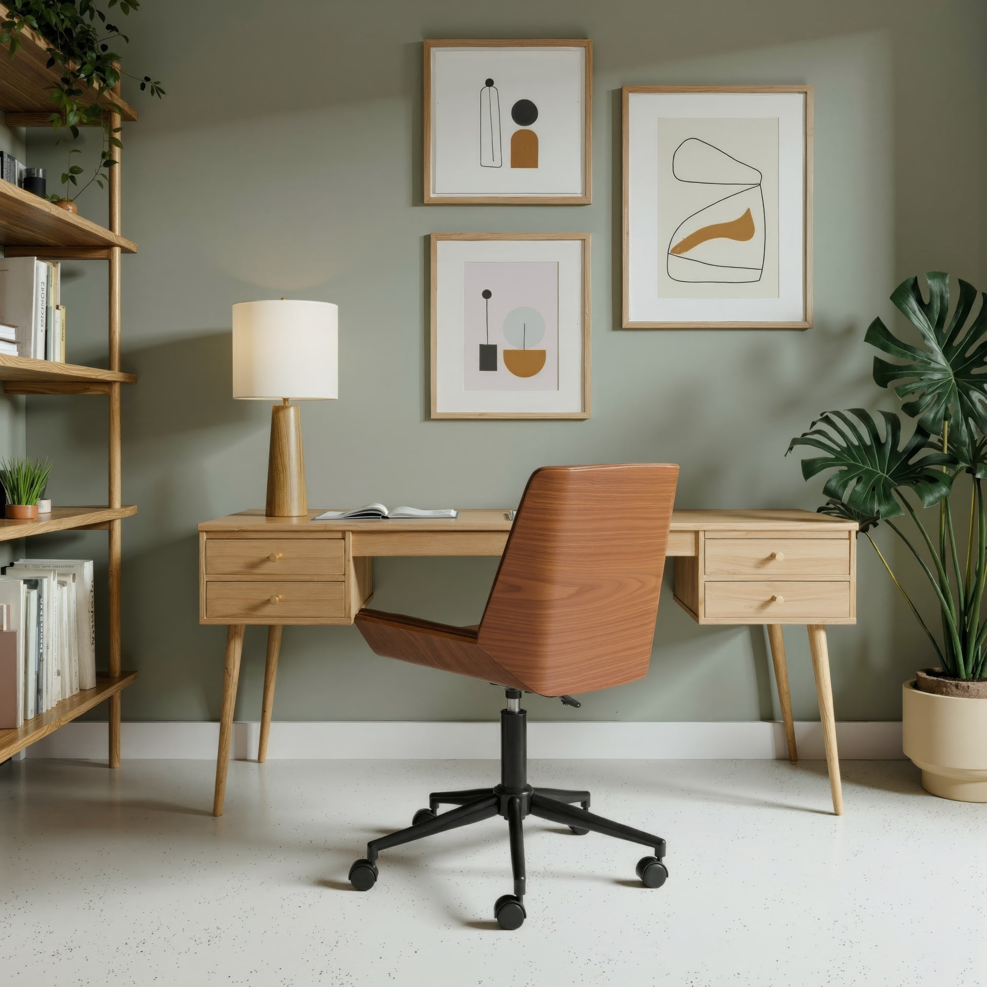 Maker Office Chair Brown - 11