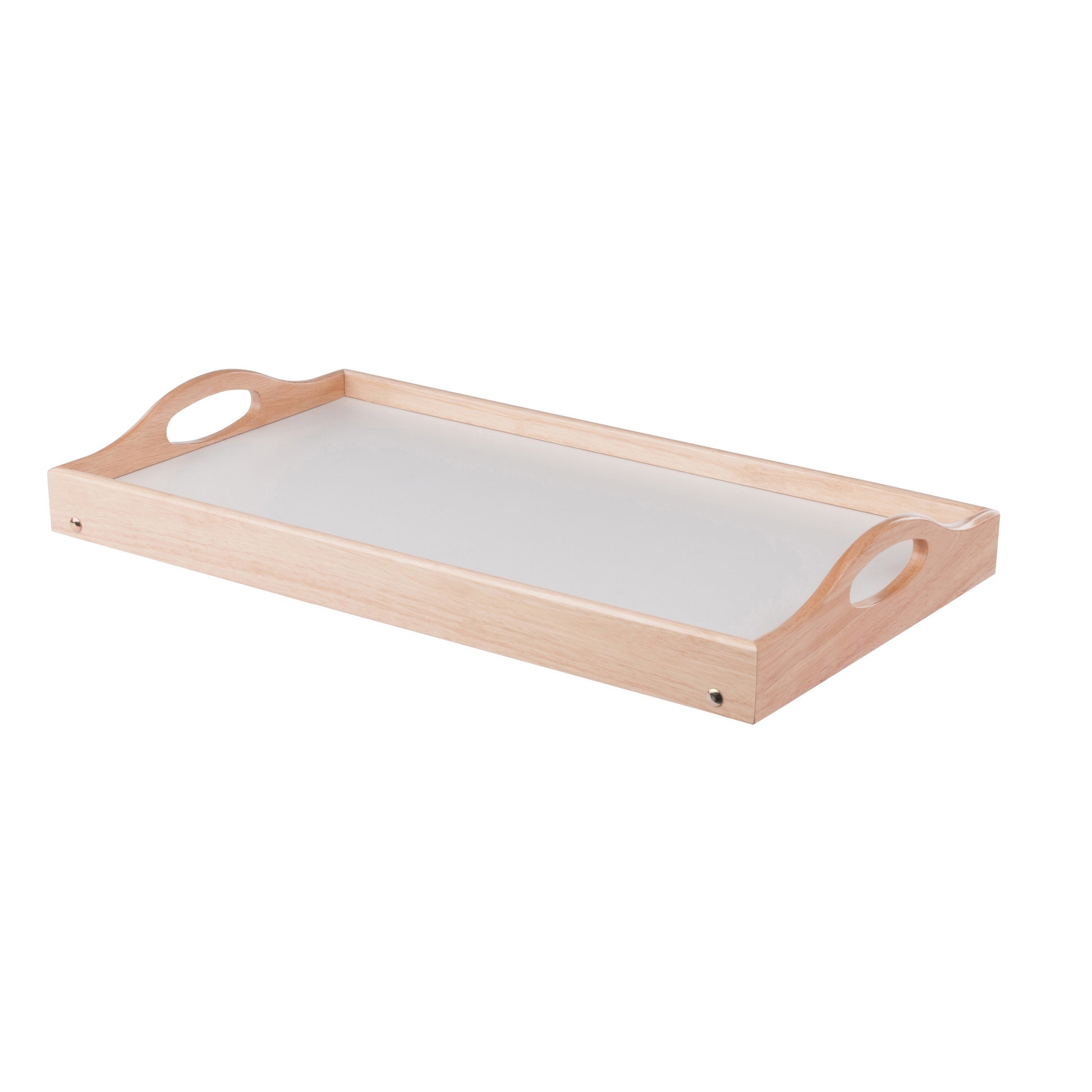 Alani Breakfast Tray, Natural and White