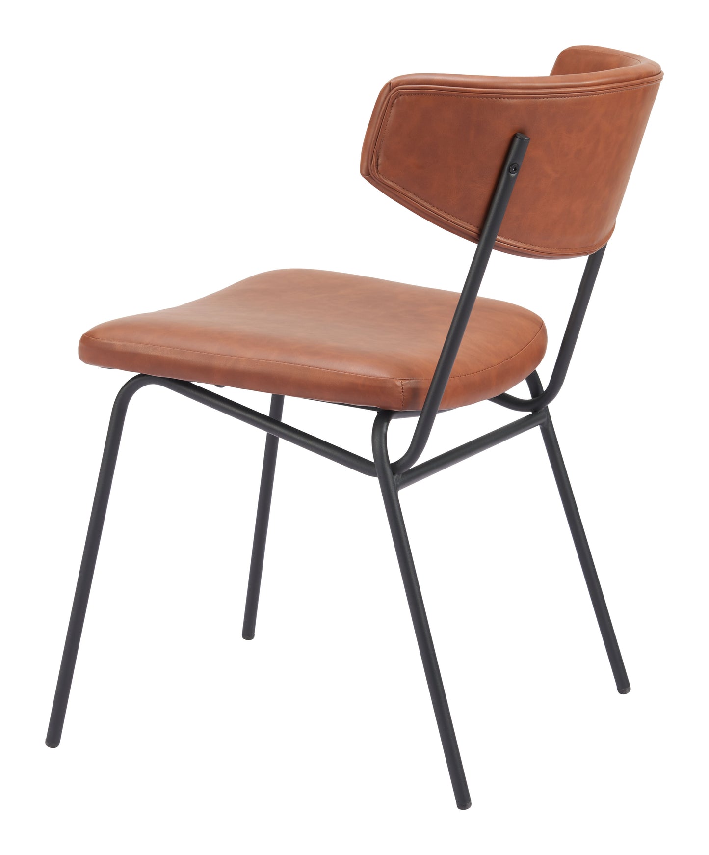Charon Dining Chair (Set of 2) Vintage Brown - 5