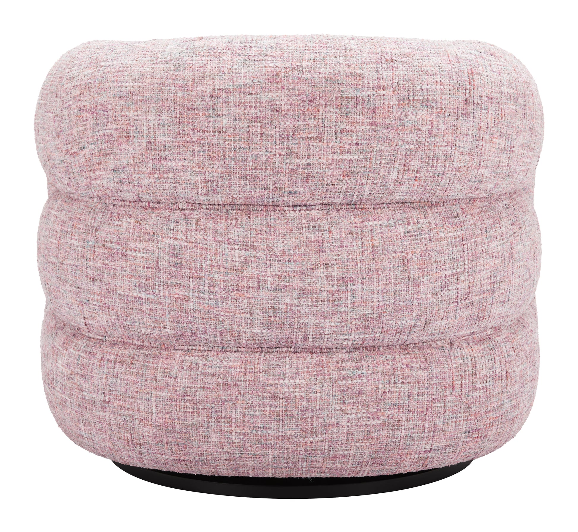 Refine Swivel Chair Pink Tweed - 4