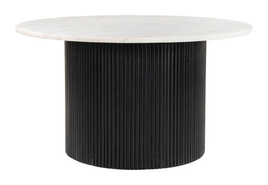 Kolkata Side Table White & Black
