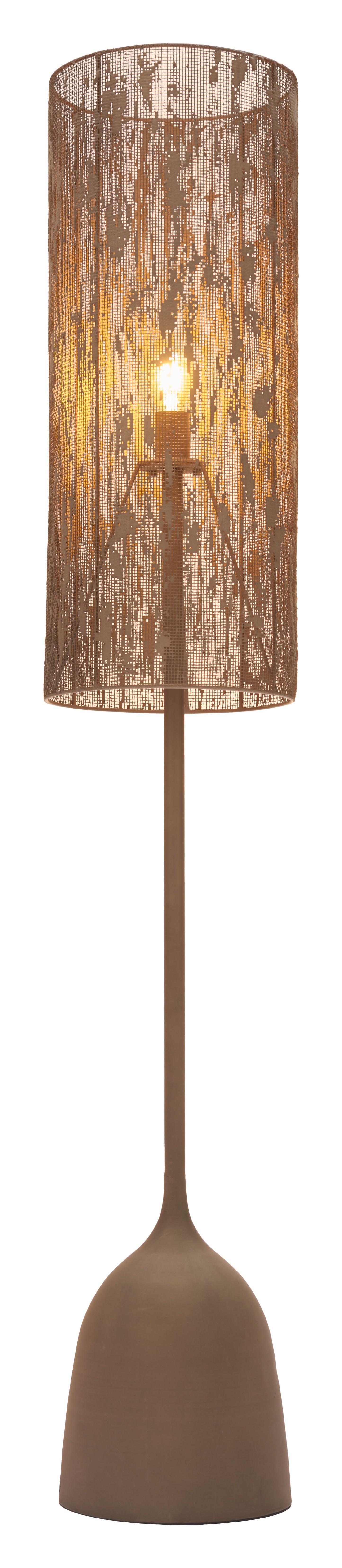 Buff Floor Lamp Taupe - 3