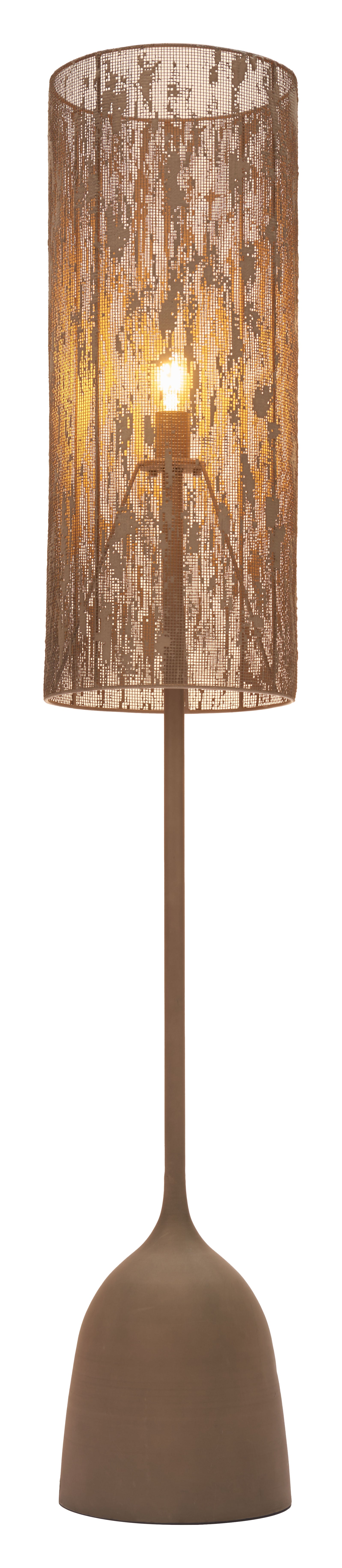 Buff Floor Lamp Taupe - 3