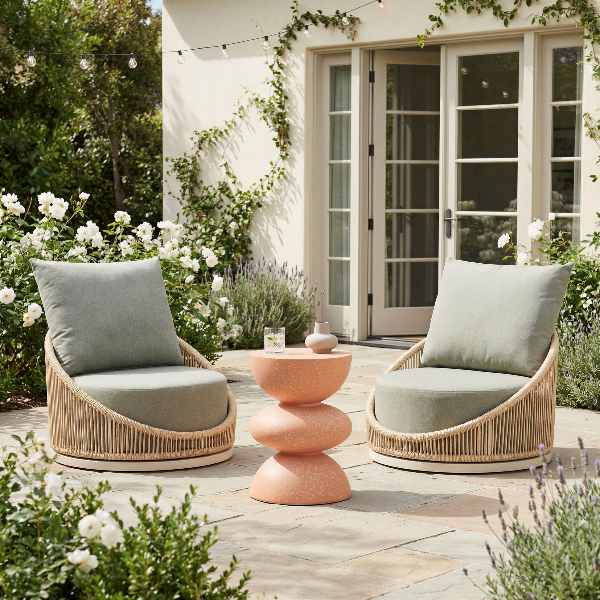 Tressa Side Table Terracotta - 6