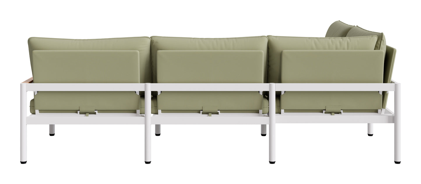 Lychee Modular Sectional Green - 4
