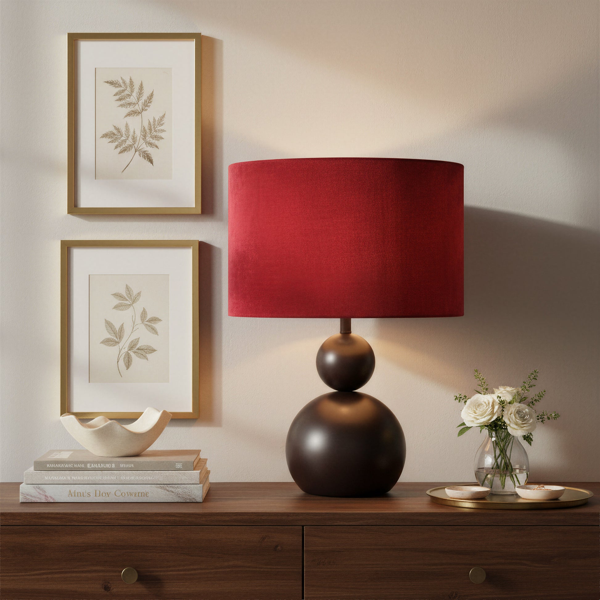Shobu Table Lamp Red - 6
