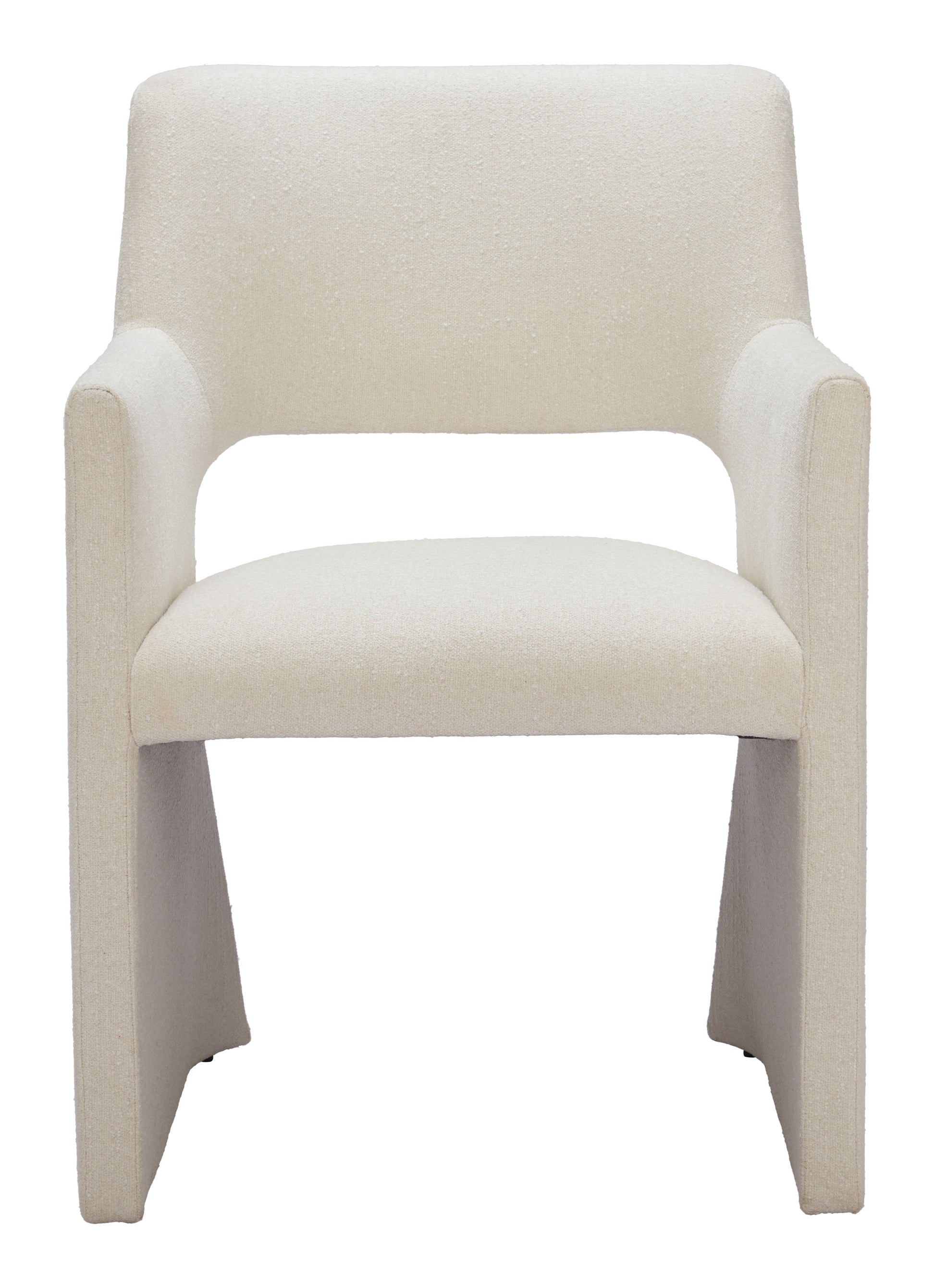 Minet Dining Chair Linen White - 3