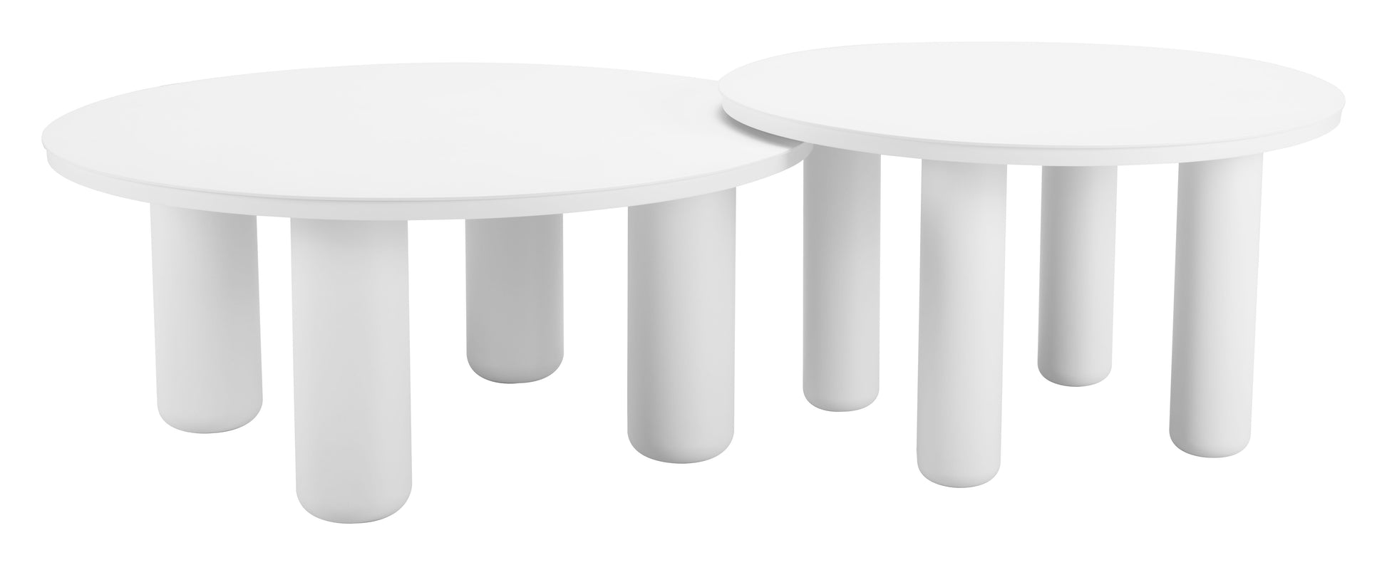 Ola Coffee Table Set (2-Piece) White - 2