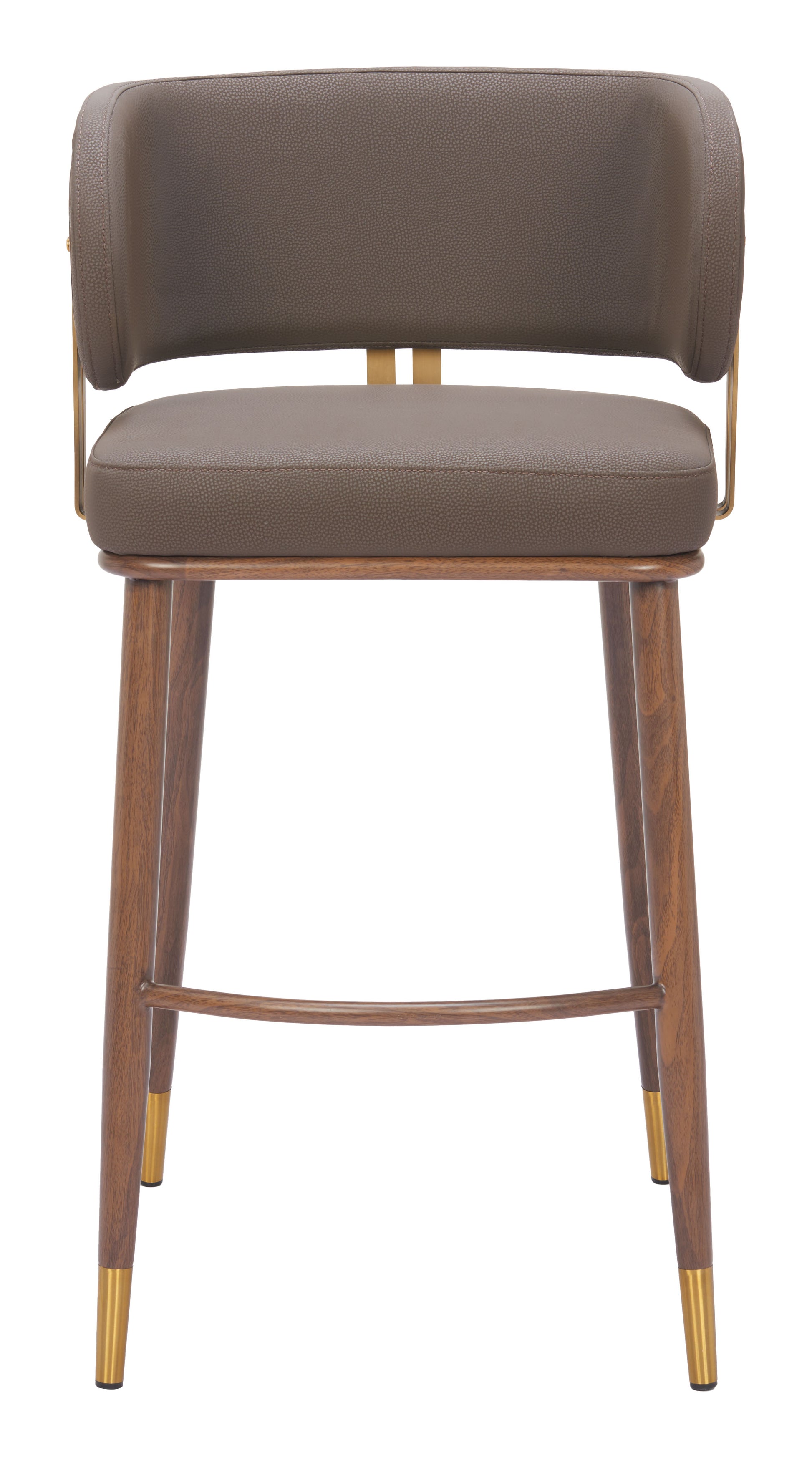 Brew Barstool Brown & Walnut - 3