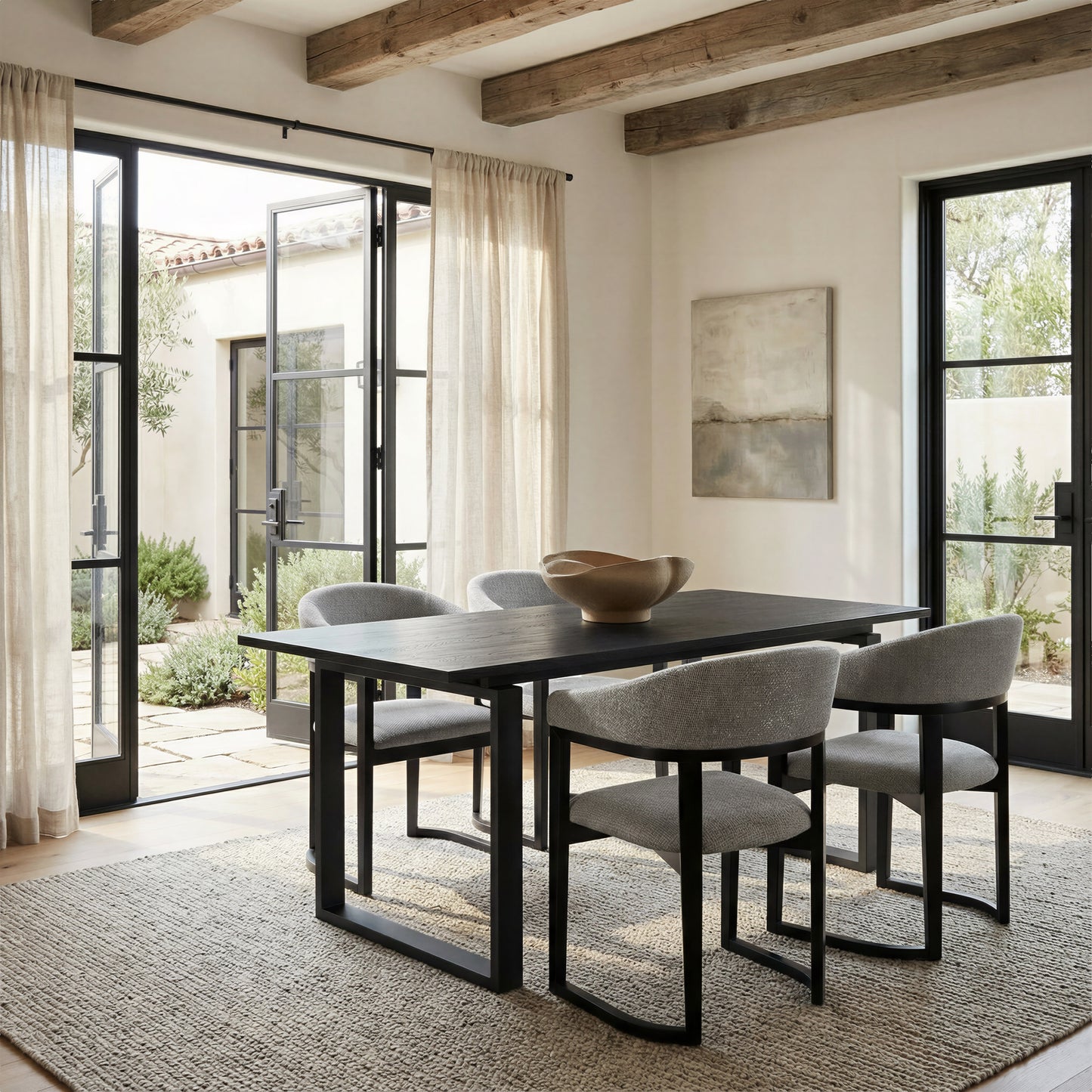 Anasa Dining Chair Gray - 11
