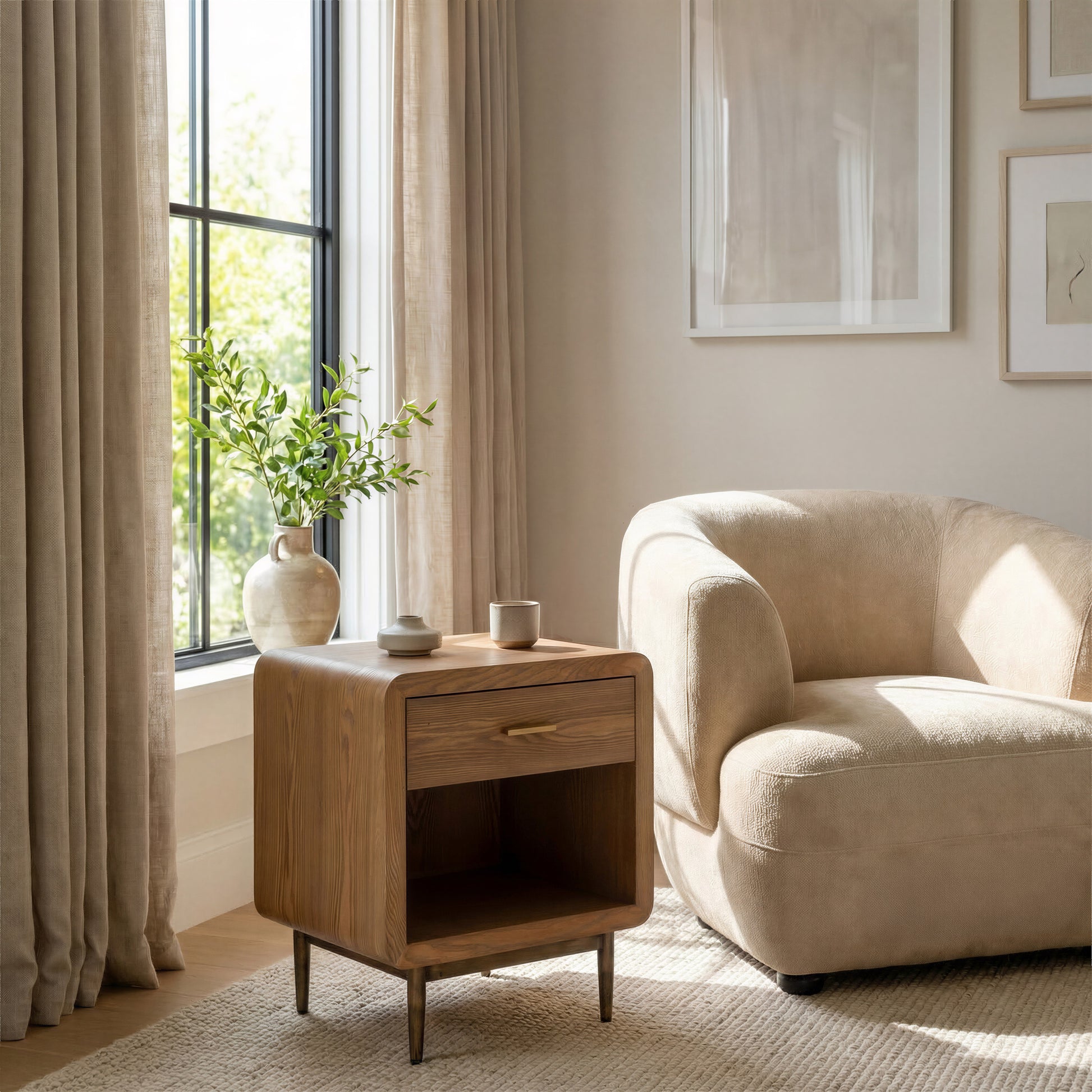Bekker Accent Chair Golden Beige - 10
