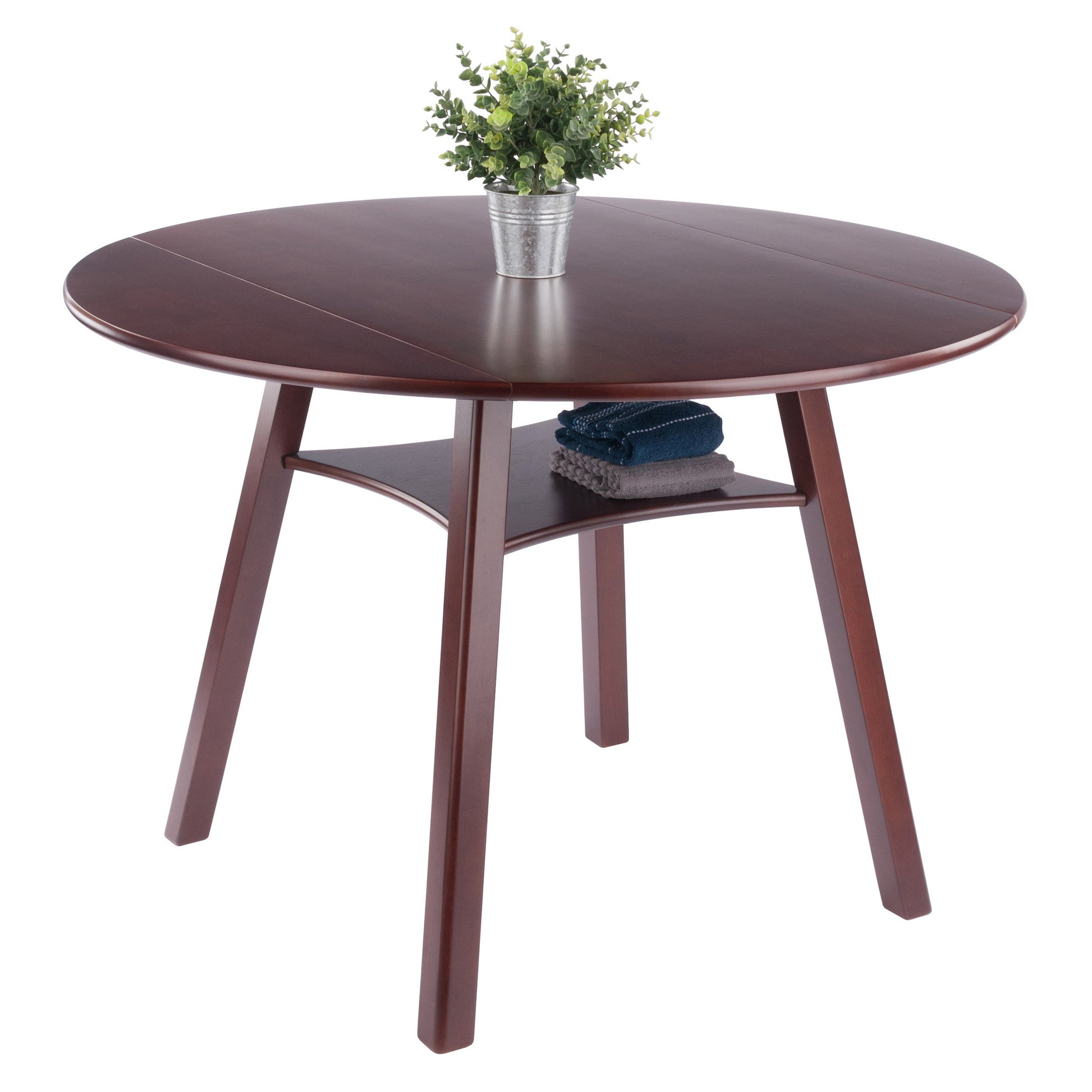 Marbelle Double Drop Leaf Dining Table, Walnut