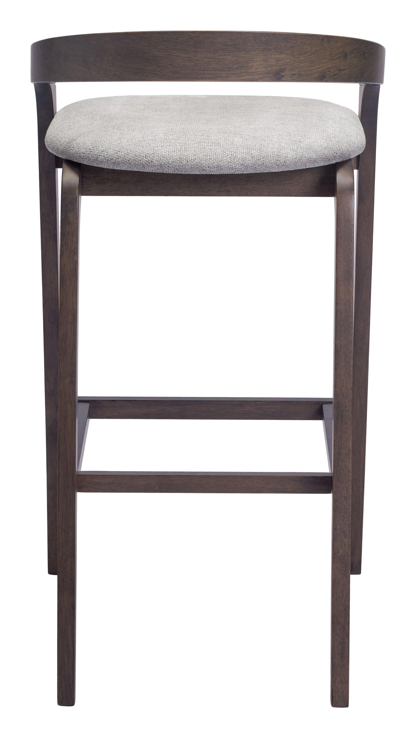 Troy Barstool (Set of 2) Dove Gray & Espresso - 4