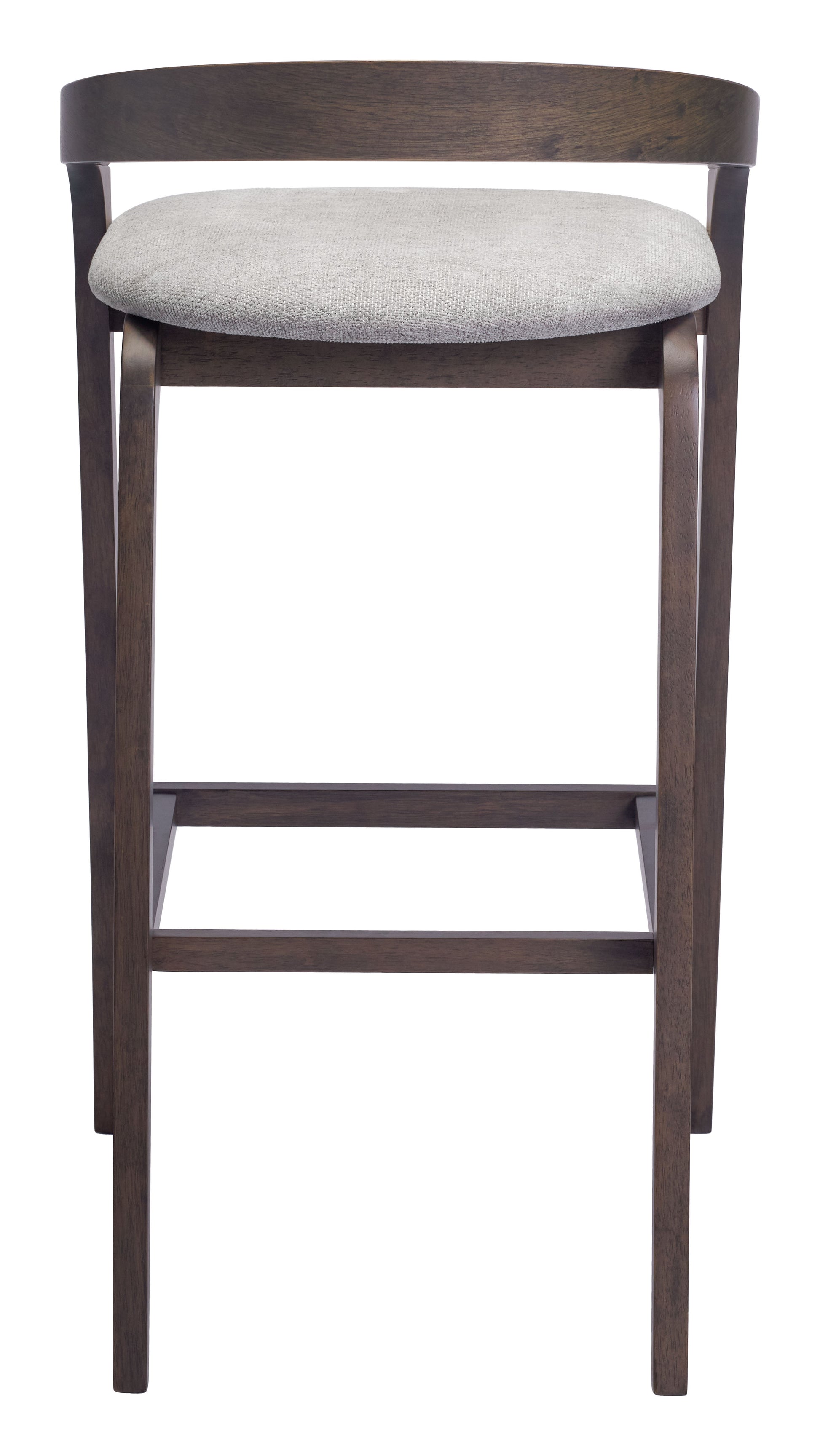 Troy Barstool (Set of 2) Dove Gray & Espresso - 4