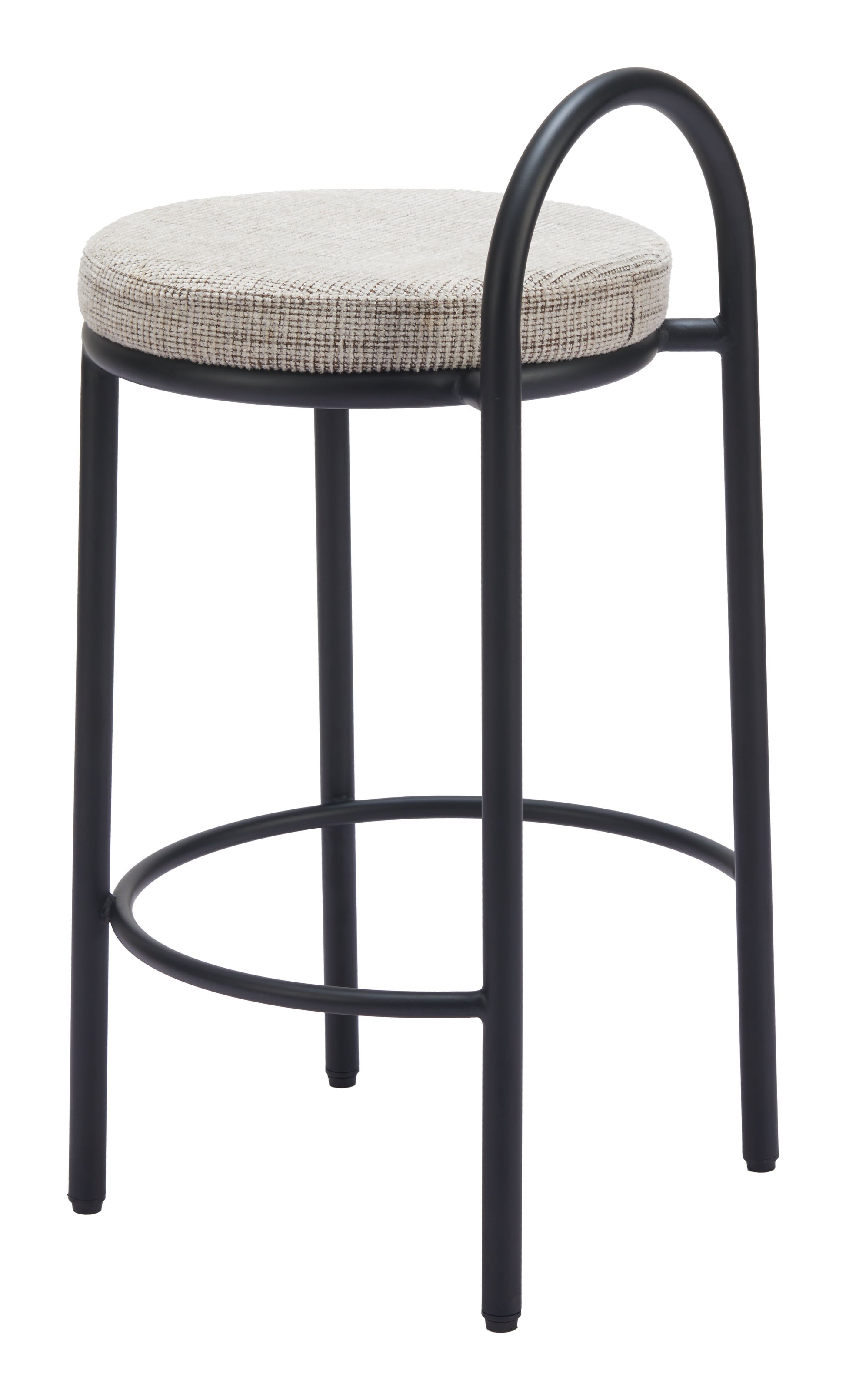 Sisal Counter Stool (Set of 2) Beige Tweed - 5