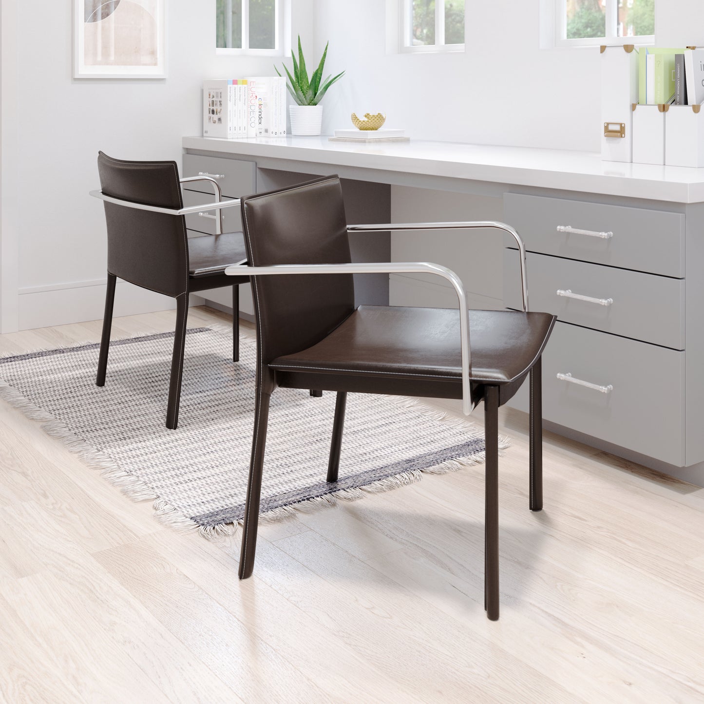 Gekko Conference Chair (Set of 2) Espresso