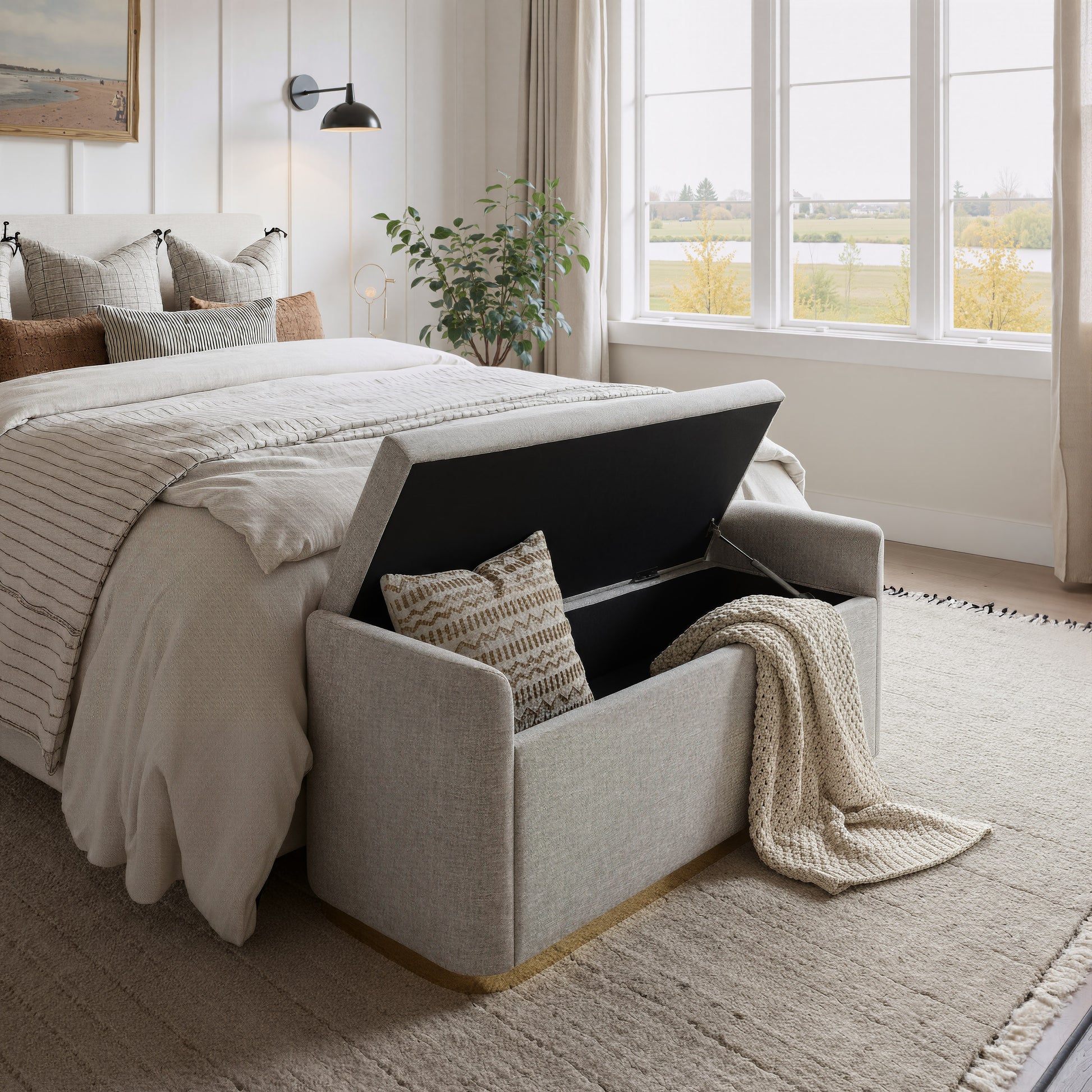 Dobo Storage Bench Gray - 9