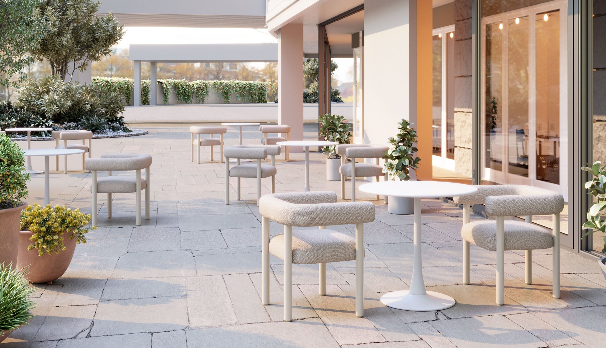 Sunbath Dining Chair (Set of 2) White - 10