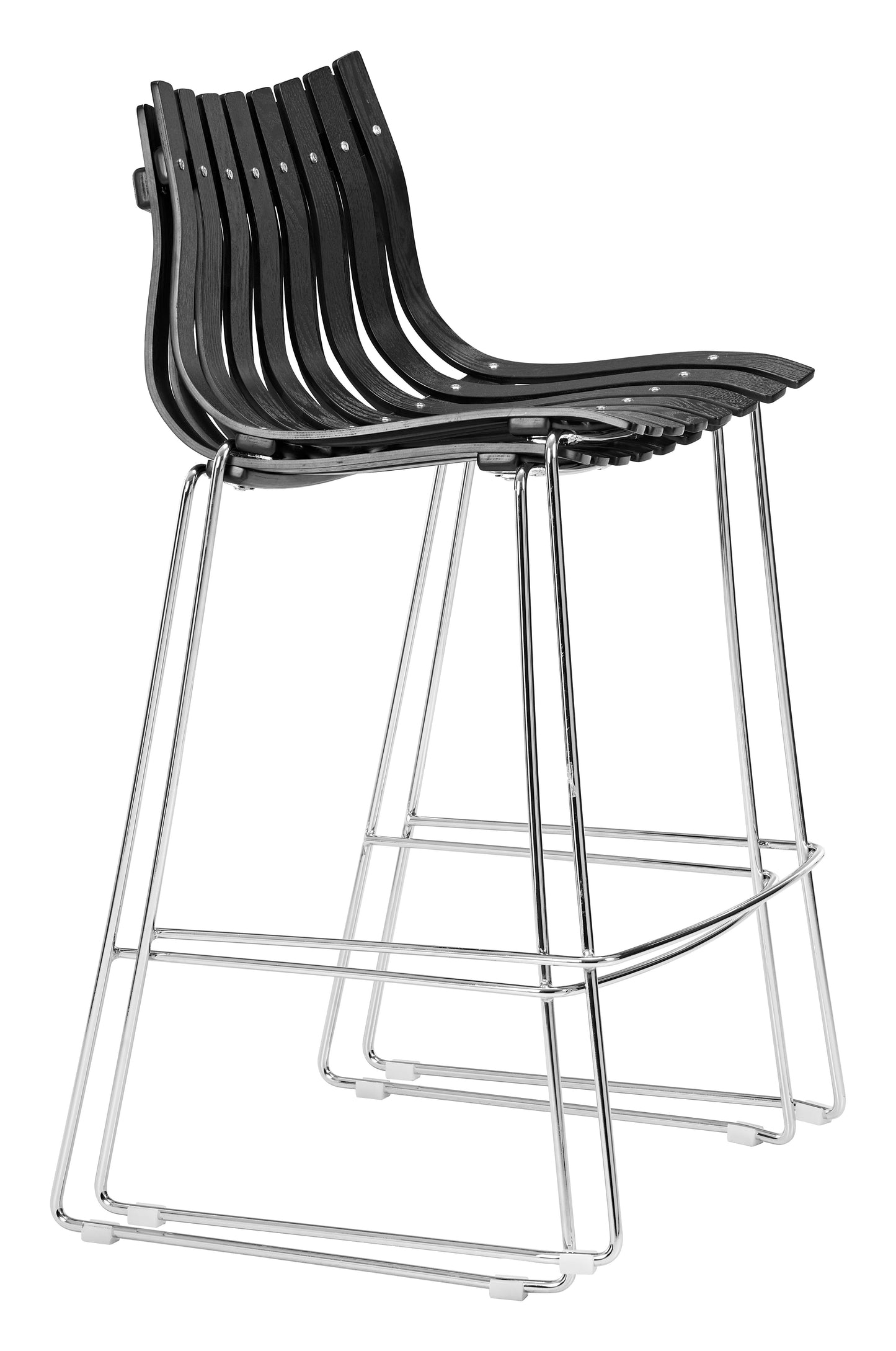 Beaufort Barstool (Set of 2) Black - 7