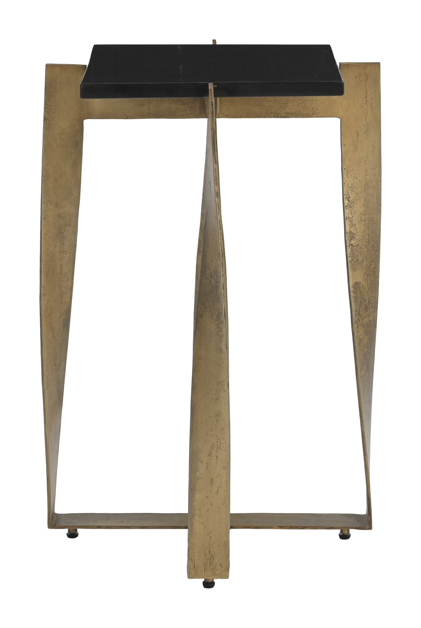 Noara Accent Table Black & Brass - 3