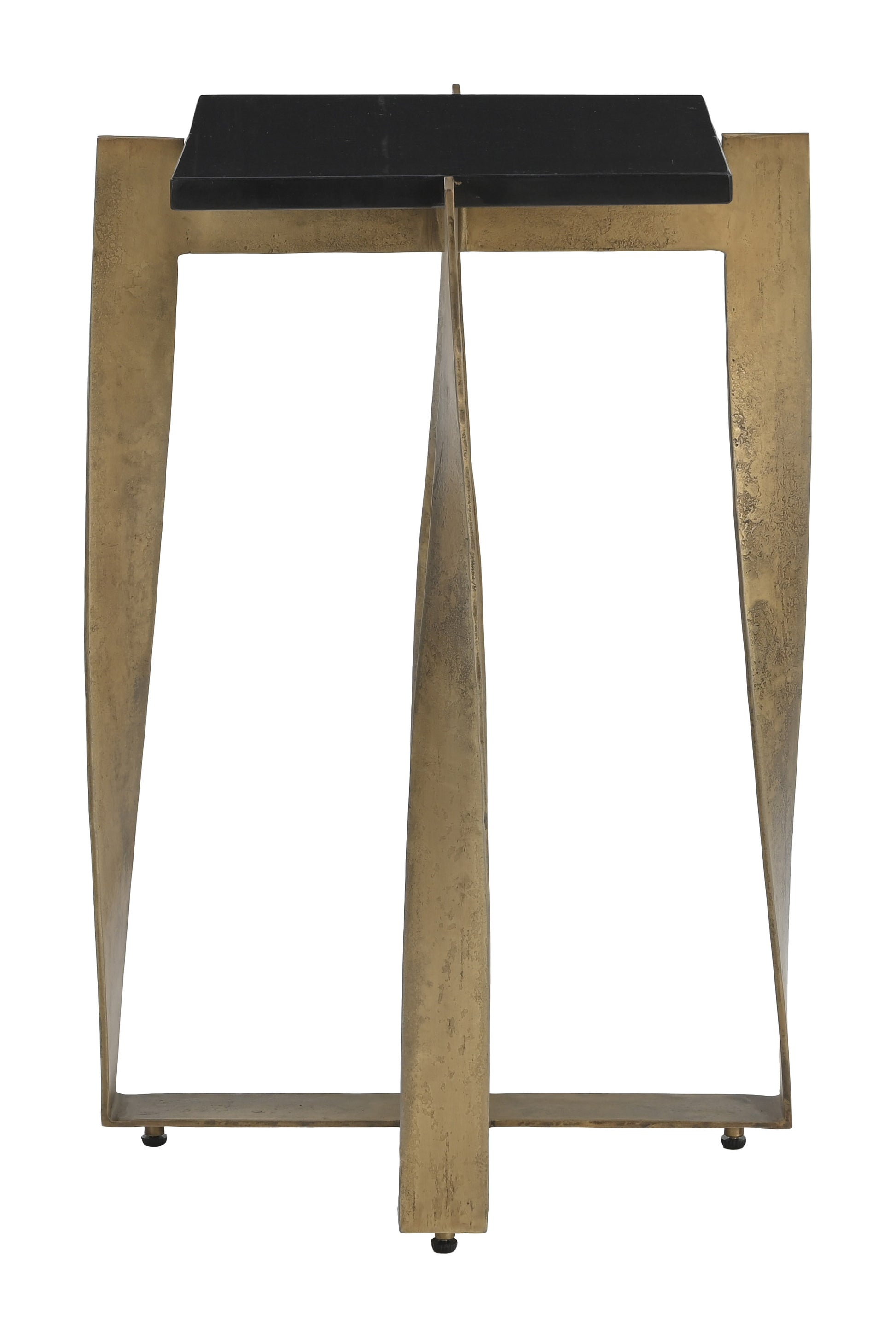 Noara Accent Table Black & Brass - 3