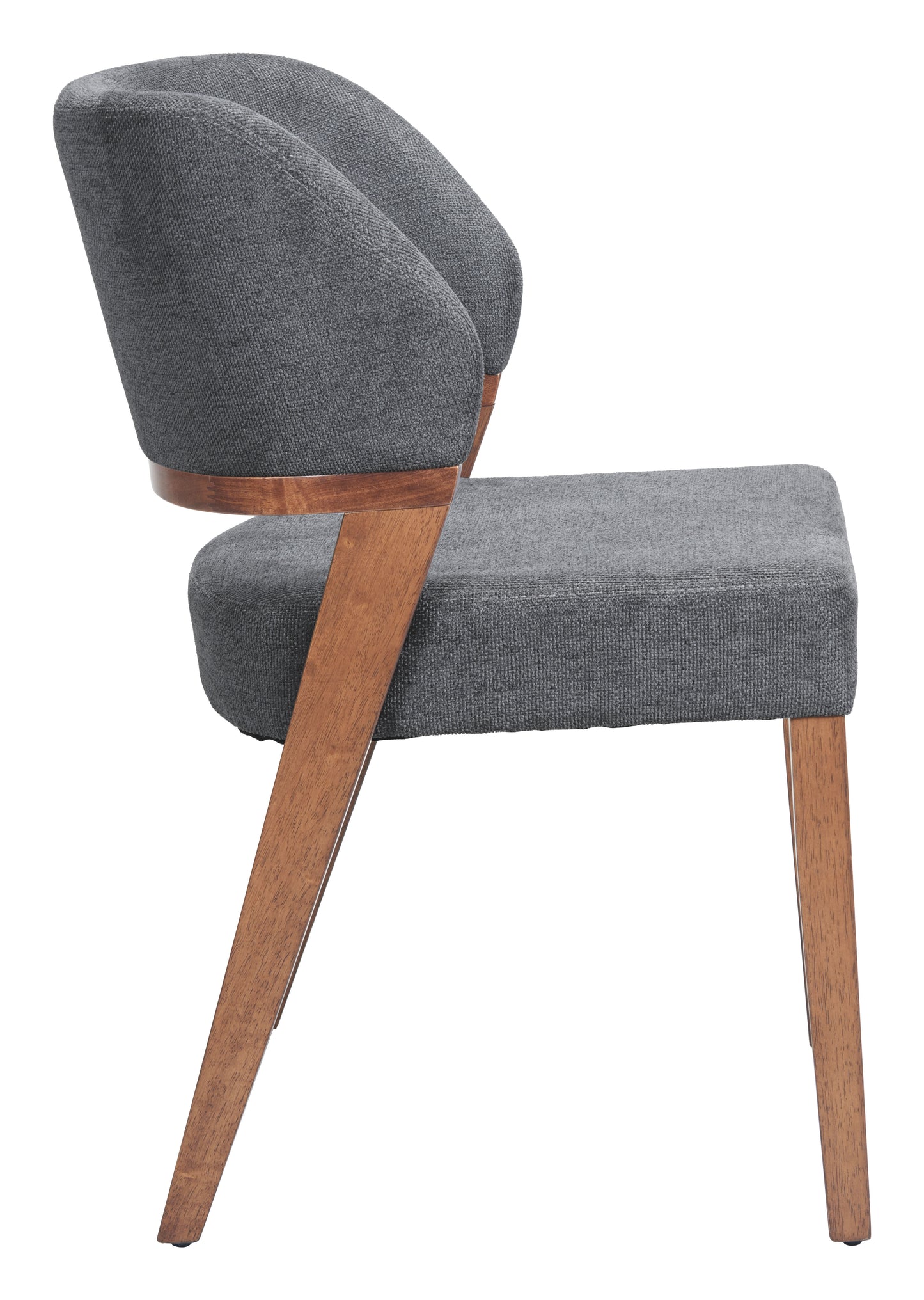 Sunobu Dining Chair (Set of 2) Azure Gray & Walnut - 2