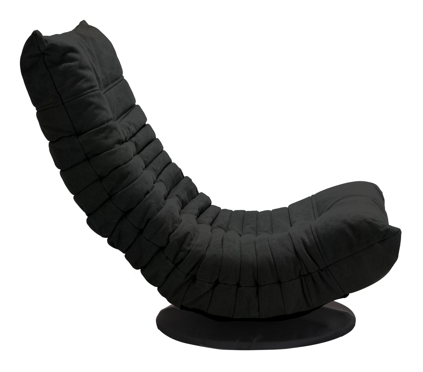 Down Low Swivel Chair Black