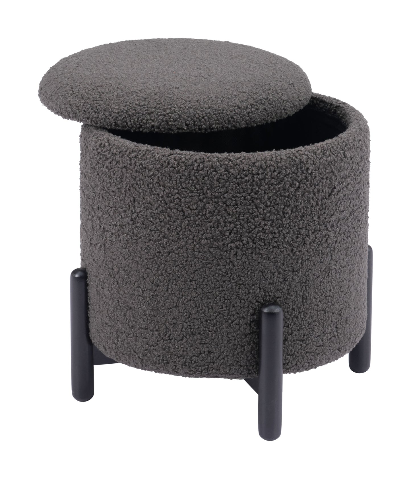Calistoga Ottoman Dark Gray