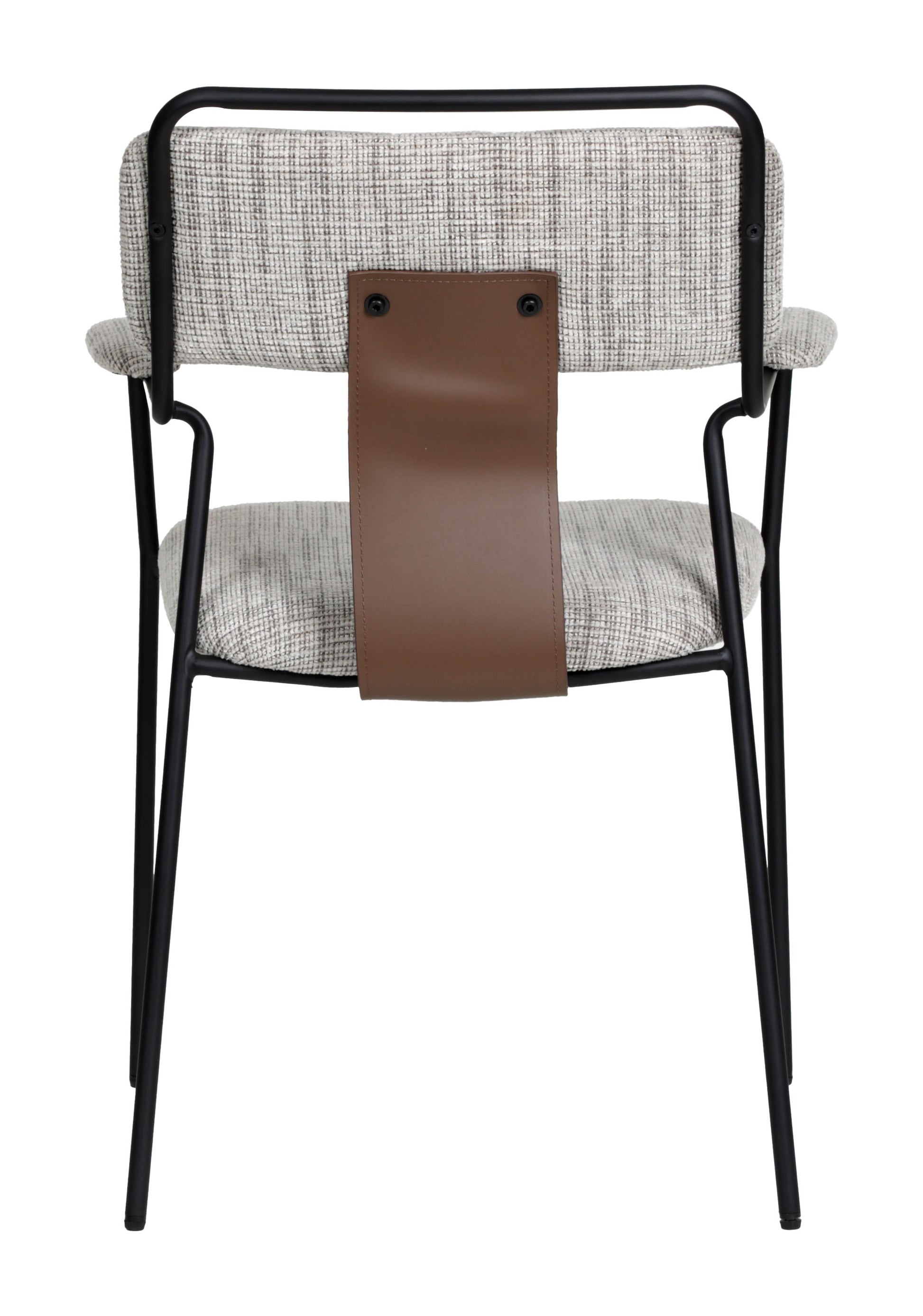 Couva Dining Chair (Set of 2) Gray Tweed - 4