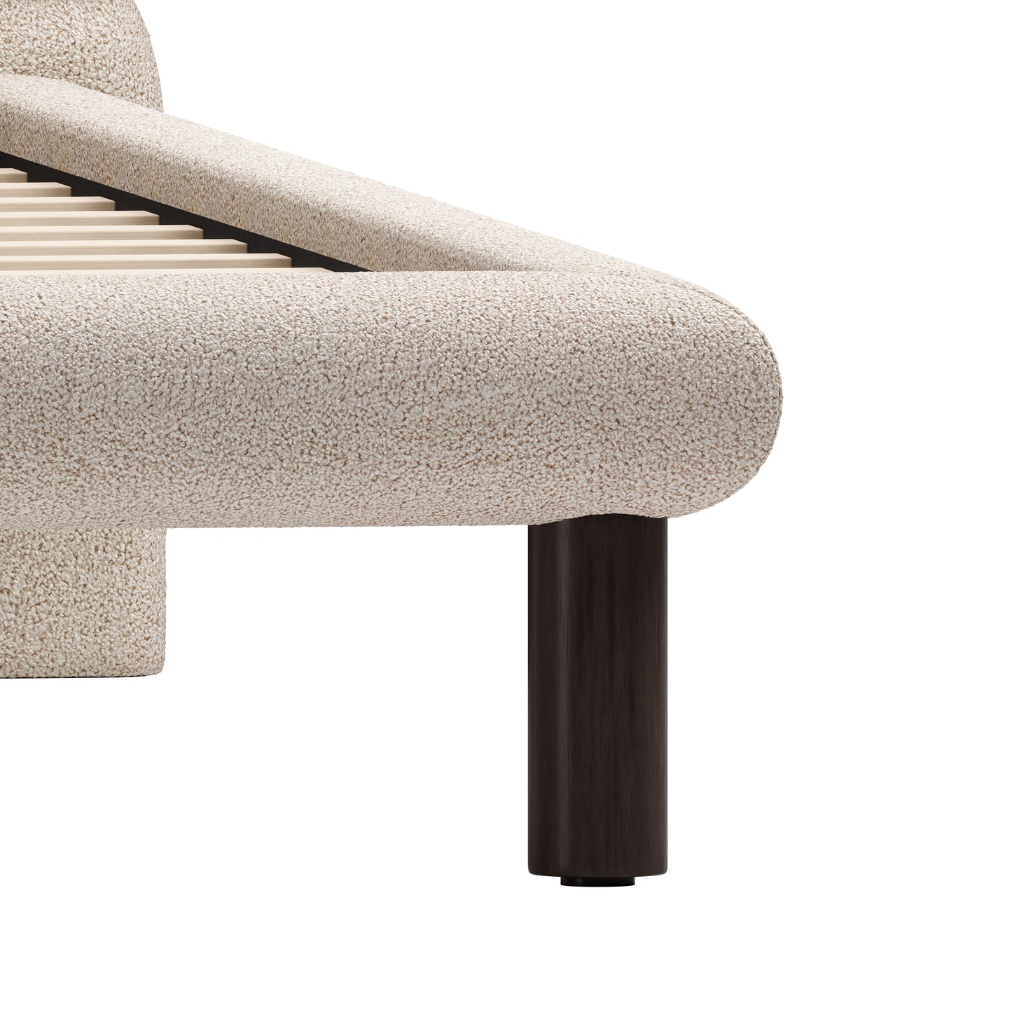 Placid King Bed Beige - 6