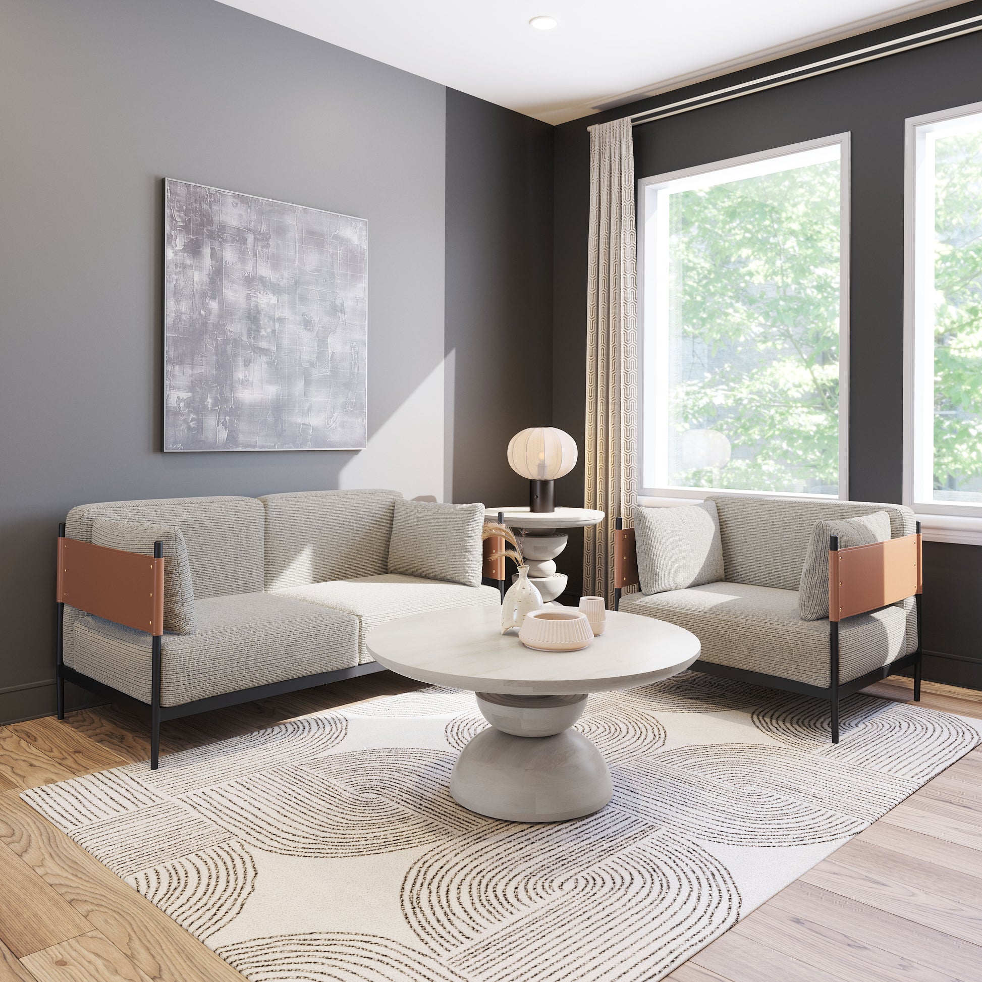 Stirbe Armchair Gray - 10