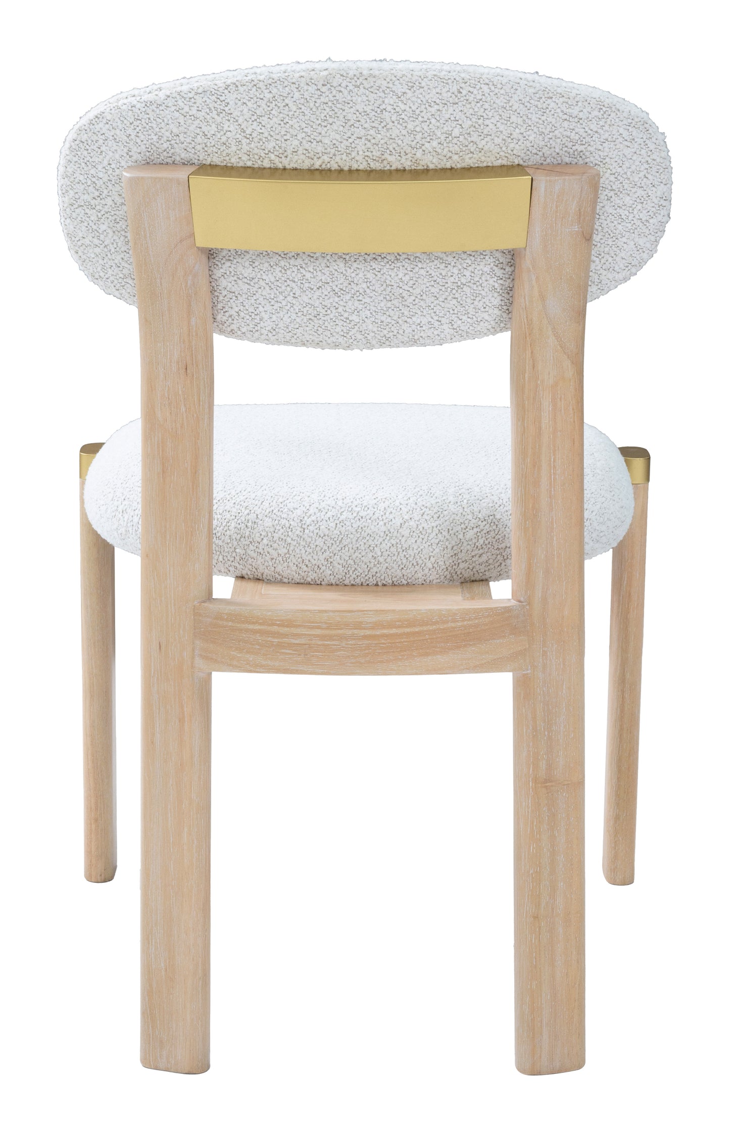 Rilou Dining Chair (Set of 2) White & Natural - 4