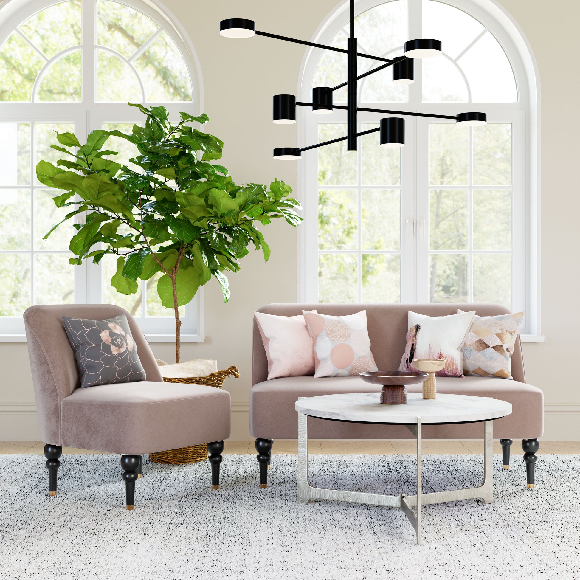 Bintulu Accent Chair Taupe - 9