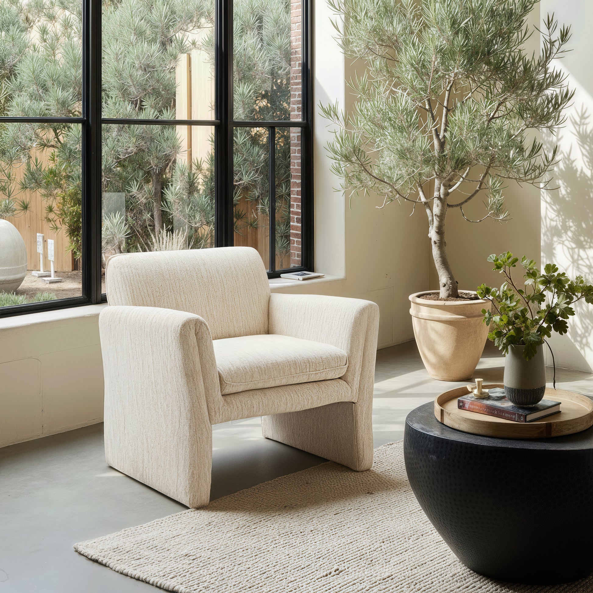 Dobra Accent Chair Oatmeal Beige - 8
