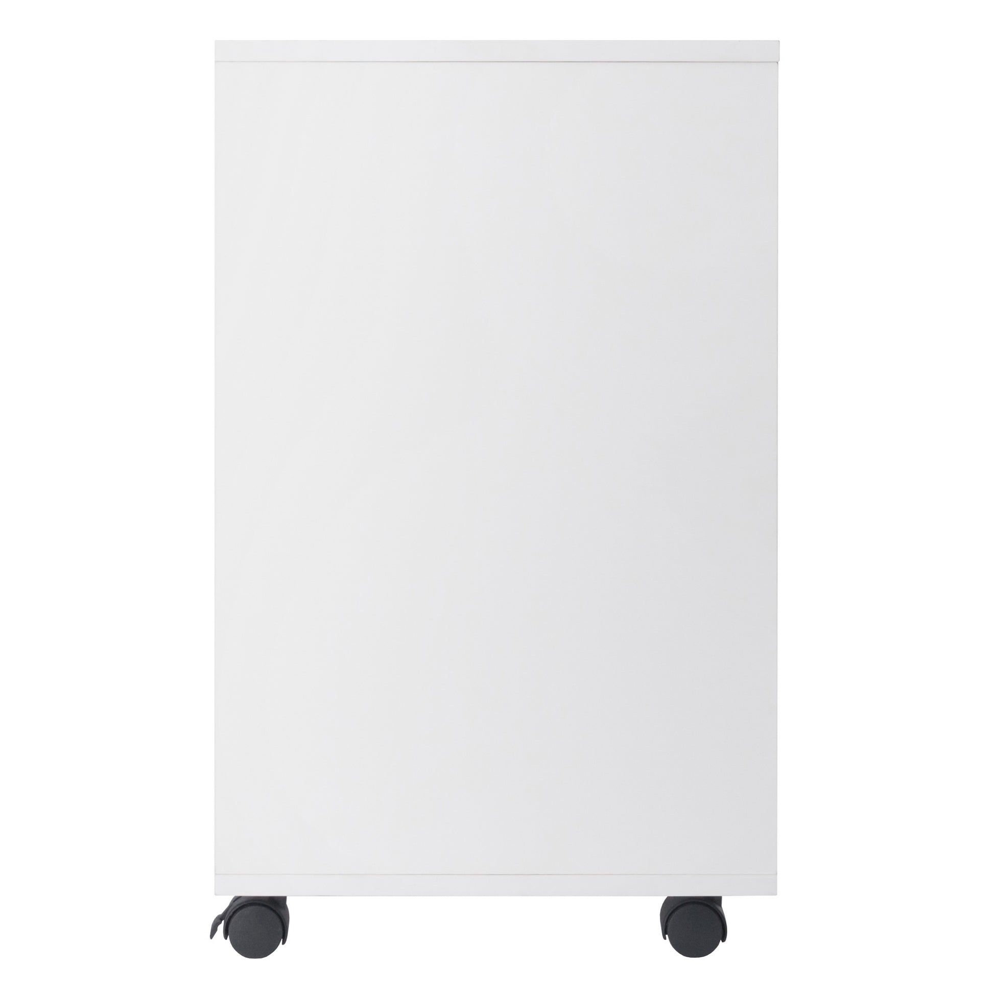 Halifax Bins & Drawers Multi-Storage Wide Mobile Cabinet, White