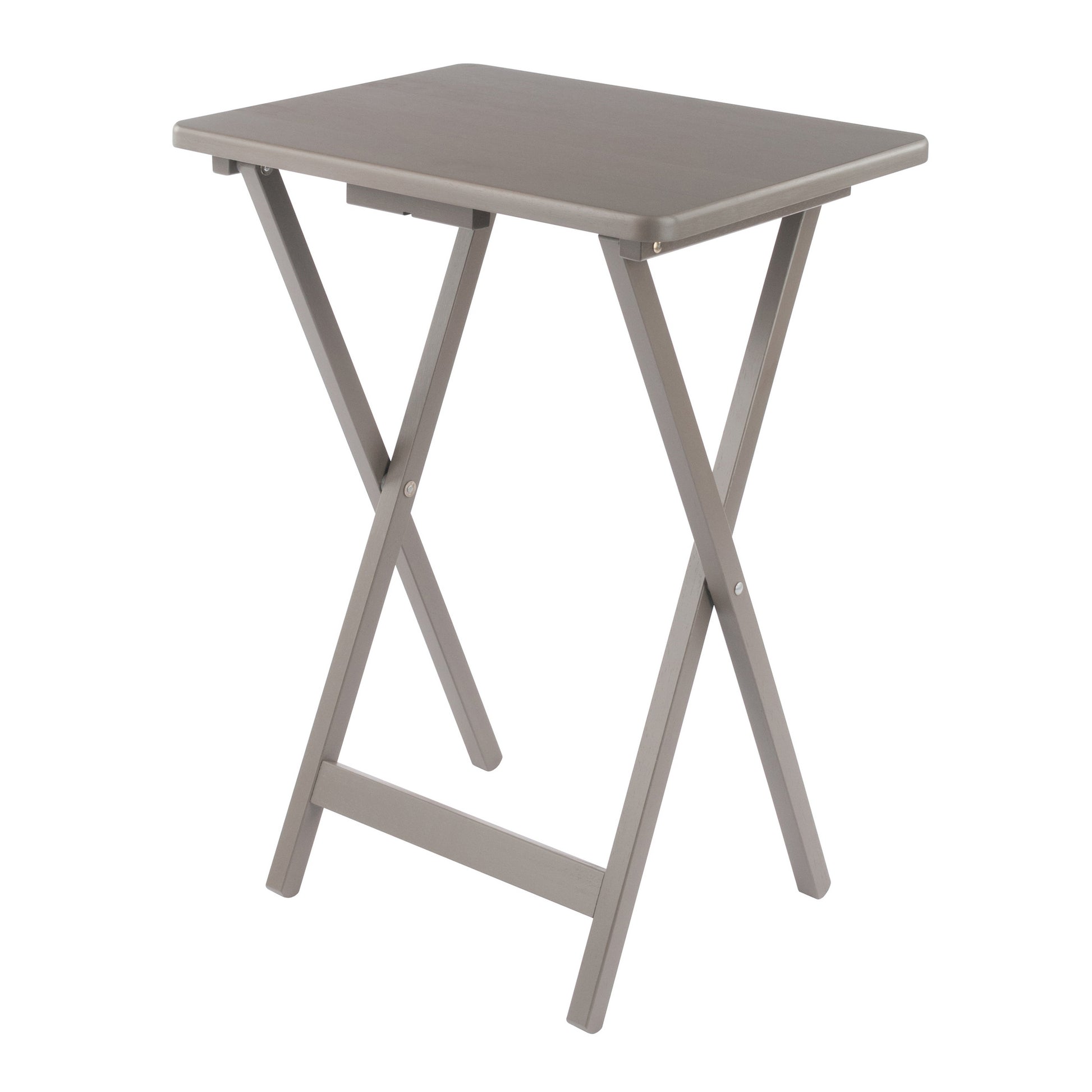 Alex 5-Pc Snack Table Set, Oyster Gray