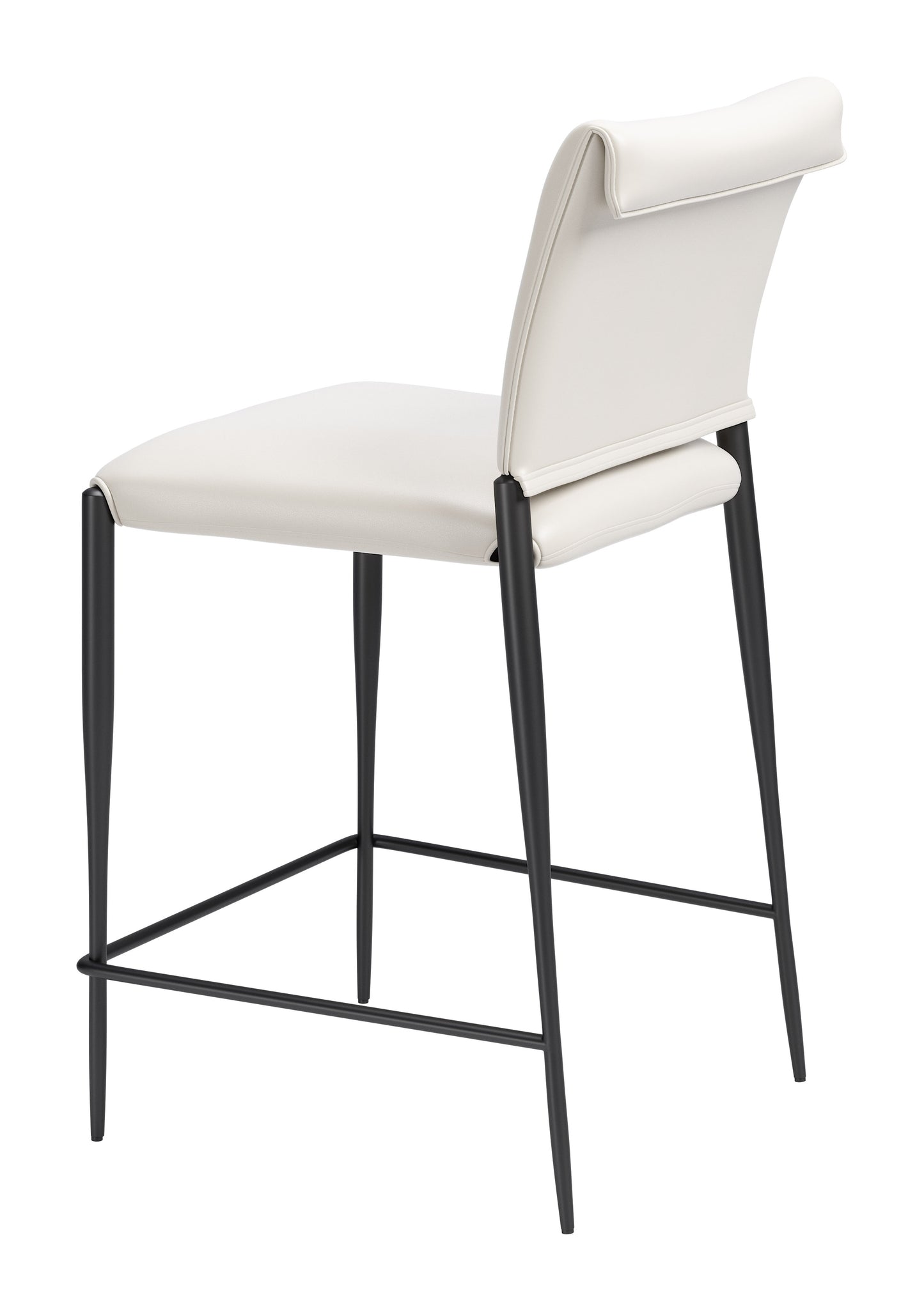 Freesia Counter Stool (Set of 2) White - 5