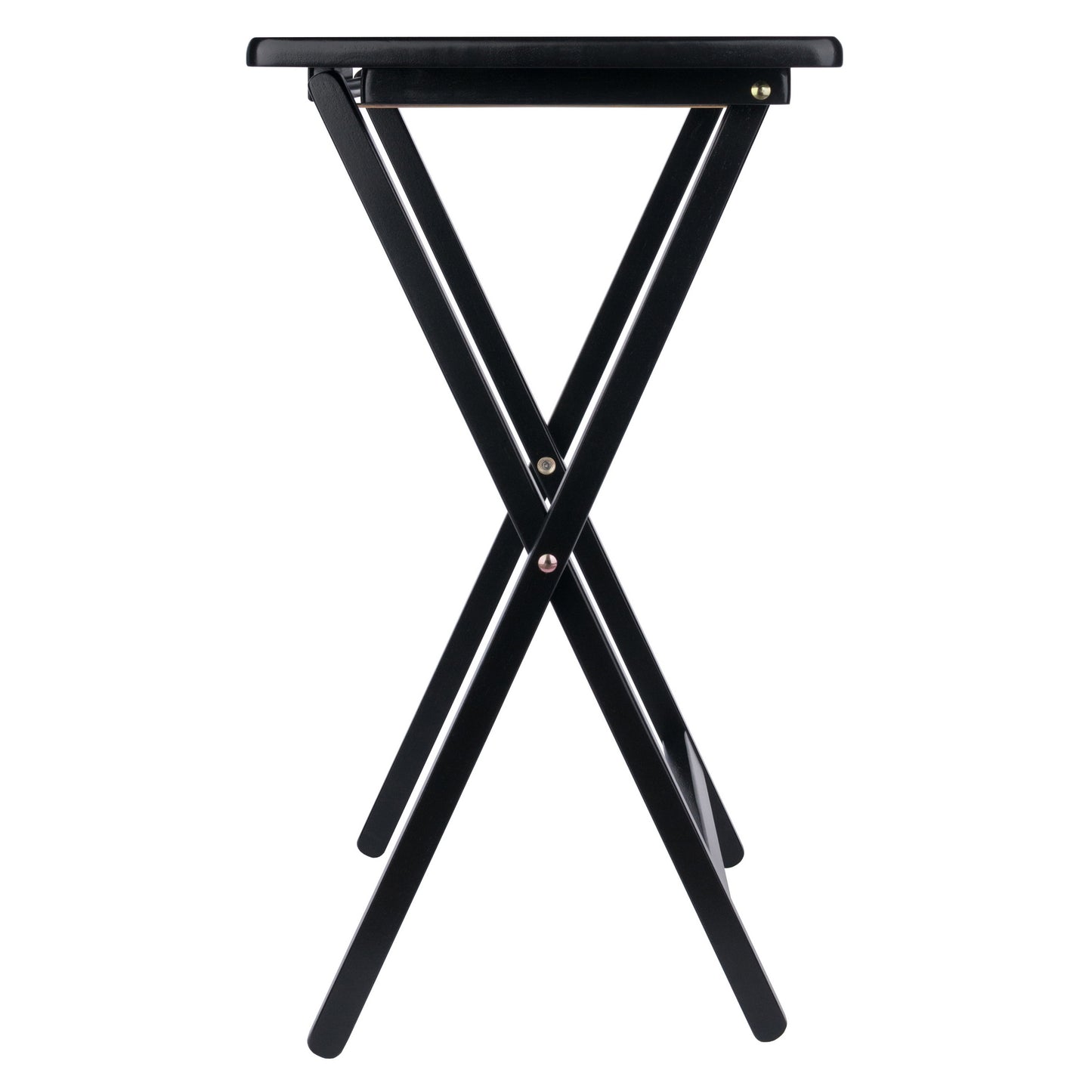 Alex 2-Pc Snack Tables, Black