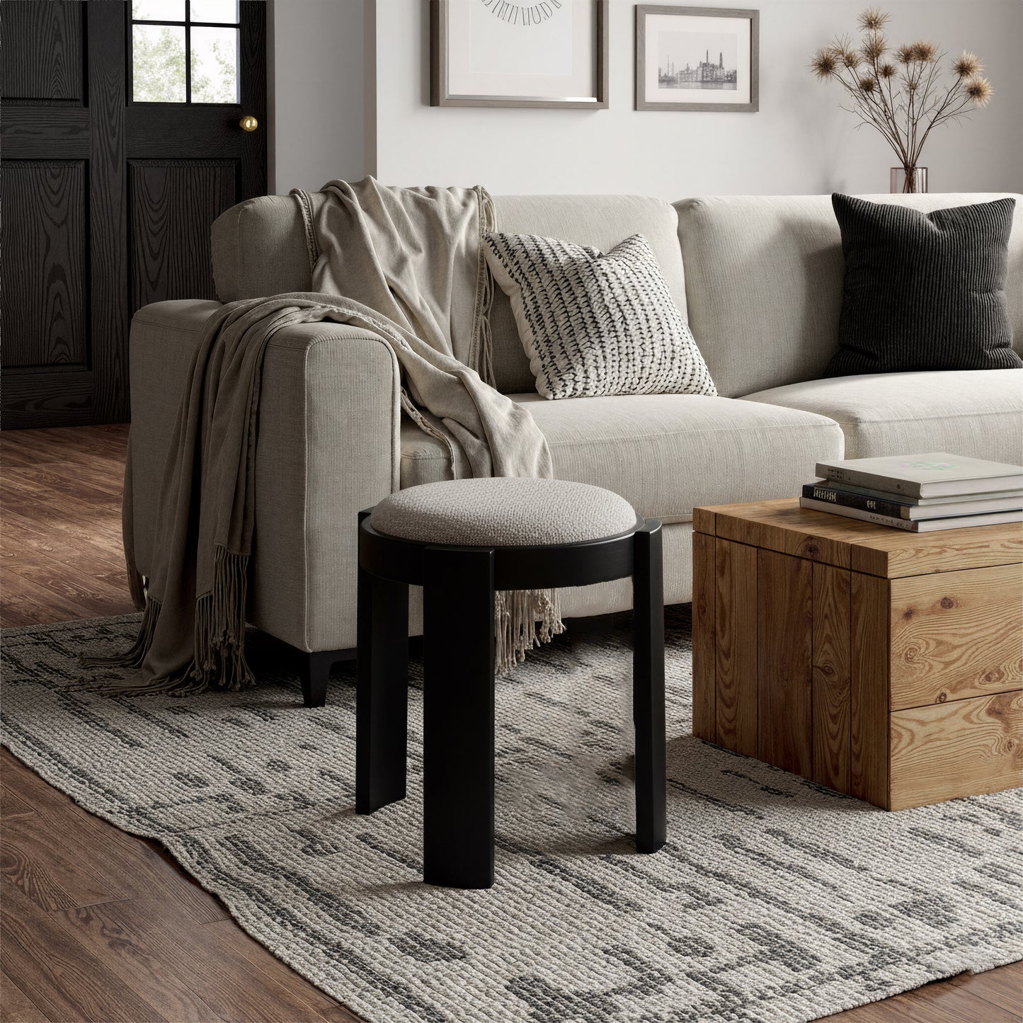 Banjul Ottoman Misty Gray - 8