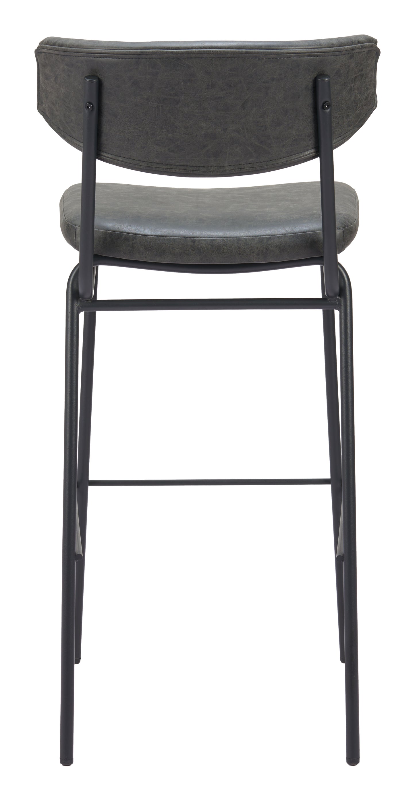 Charon Barstool (Set of 2) Vintage Black - 4
