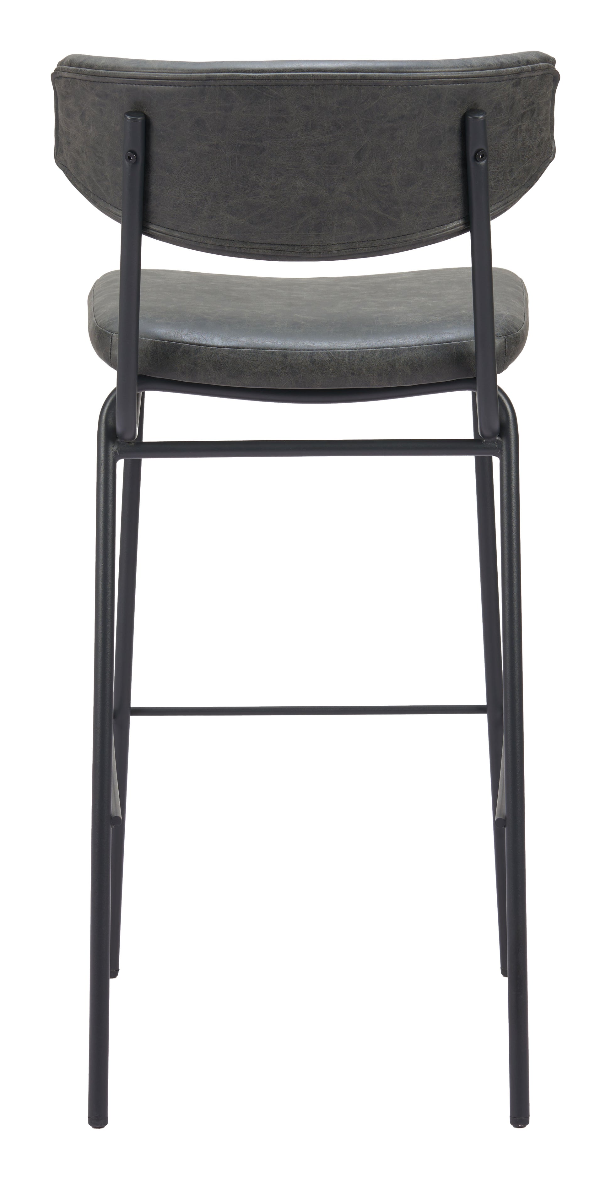 Charon Barstool (Set of 2) Vintage Black - 4