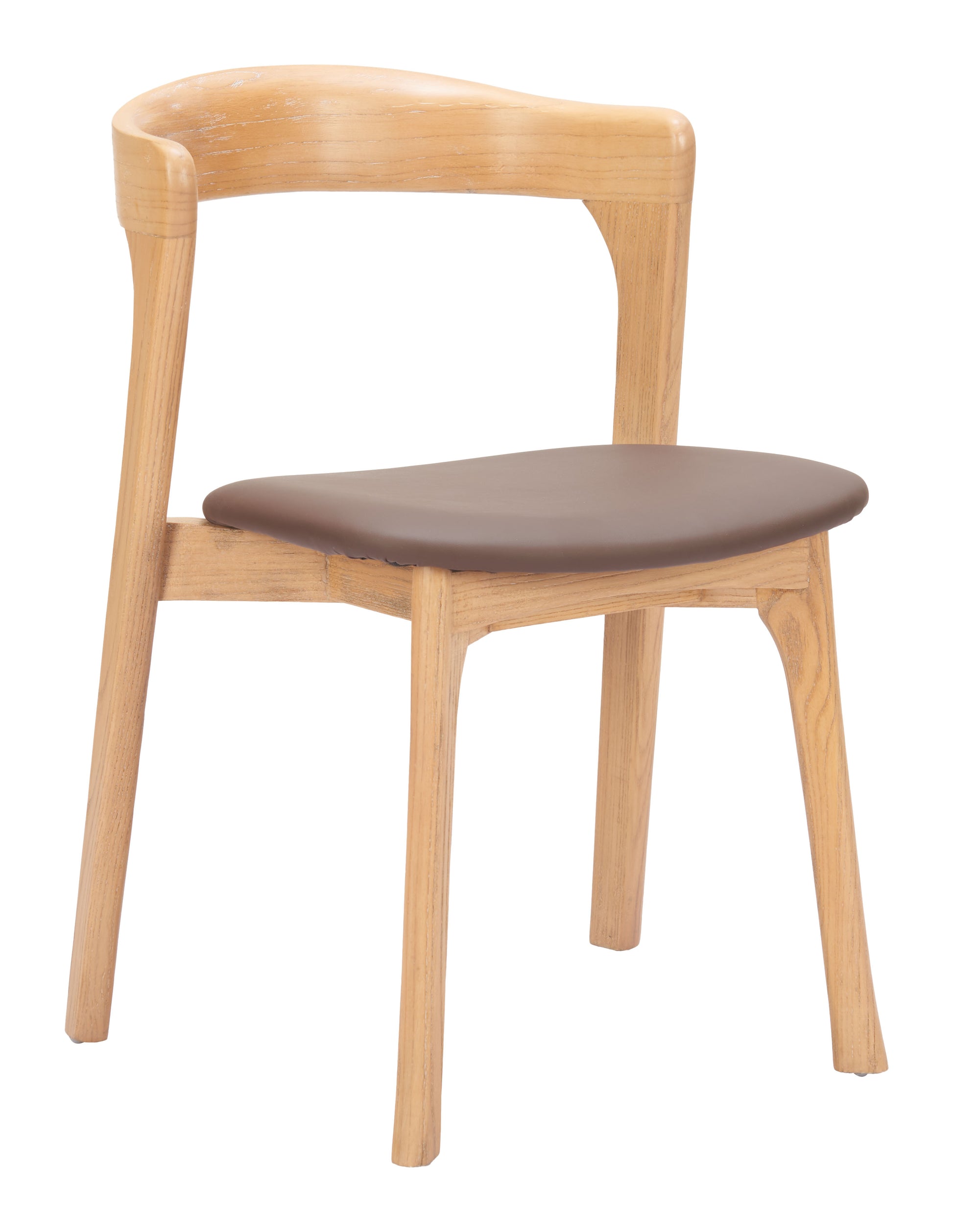 Pioro Dining Chair (Set of 2) Brown & Natural - 6