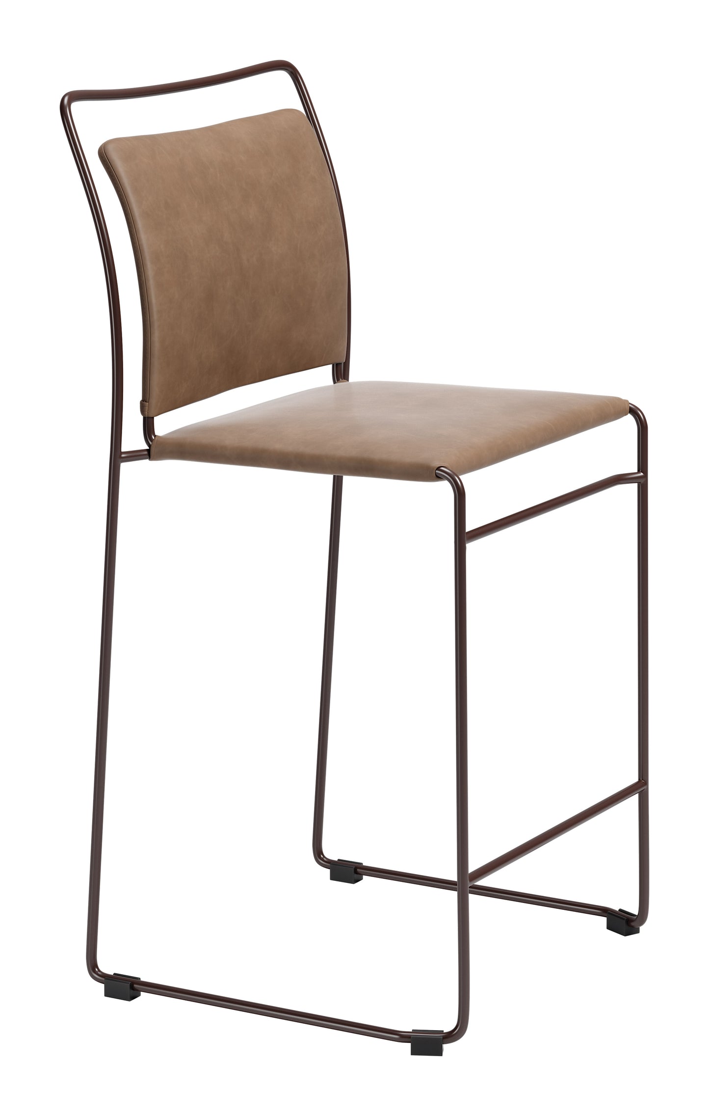 Verbena Counter Stool (Set of 2) Brown - 6