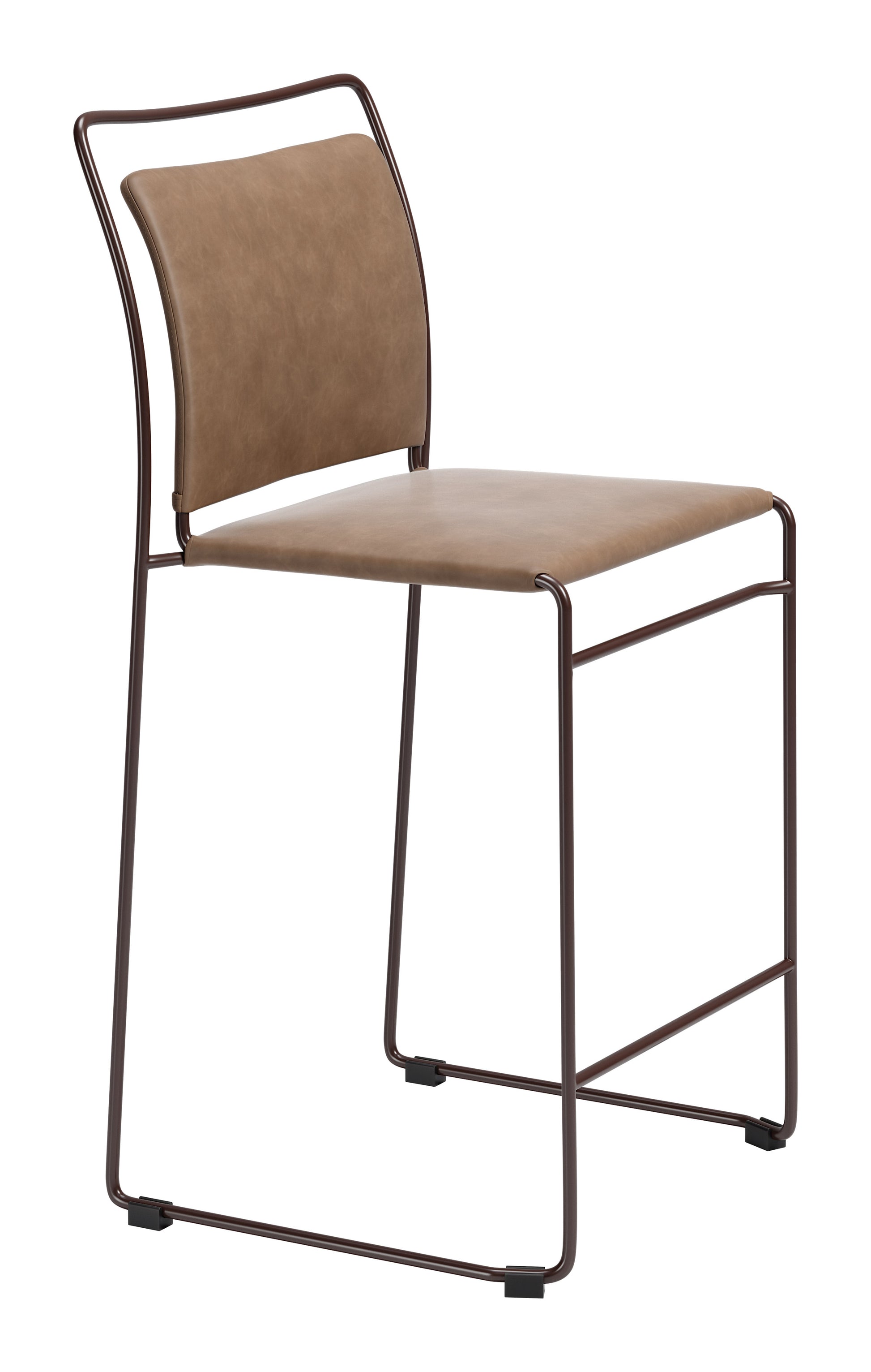 Verbena Counter Stool (Set of 2) Brown - 6