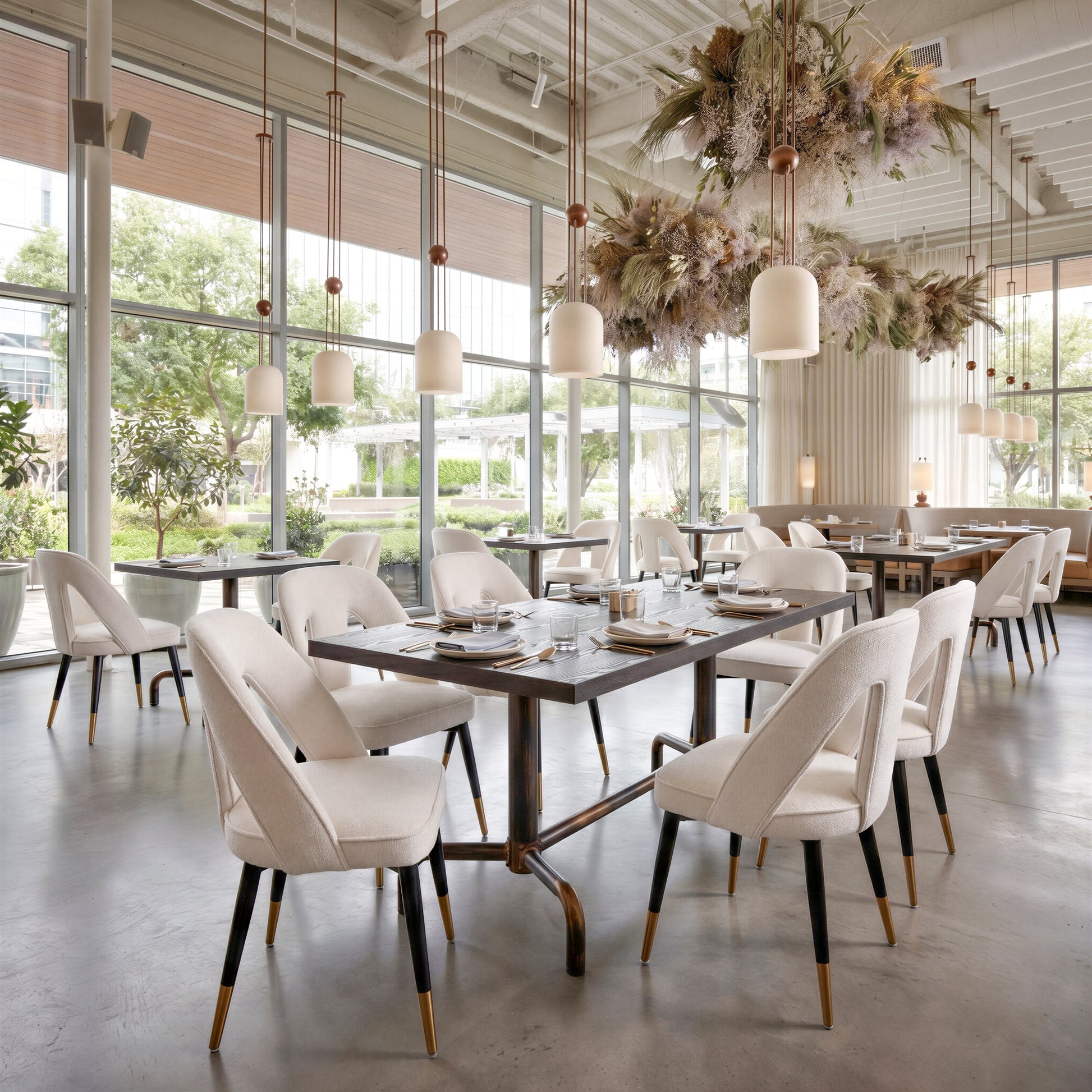Artus Dining Chair Ivory - 11