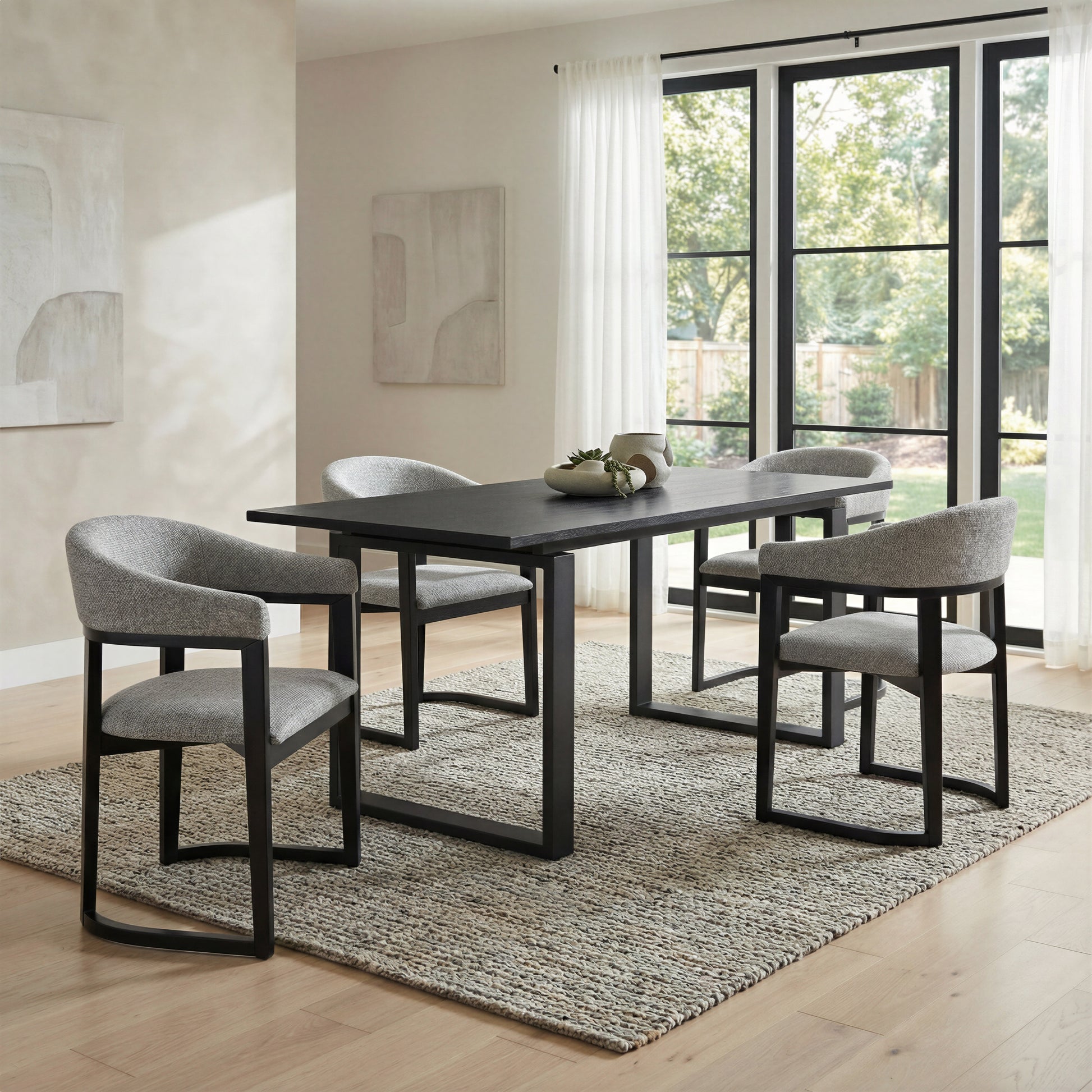 Sundar Dining Table Black - 7