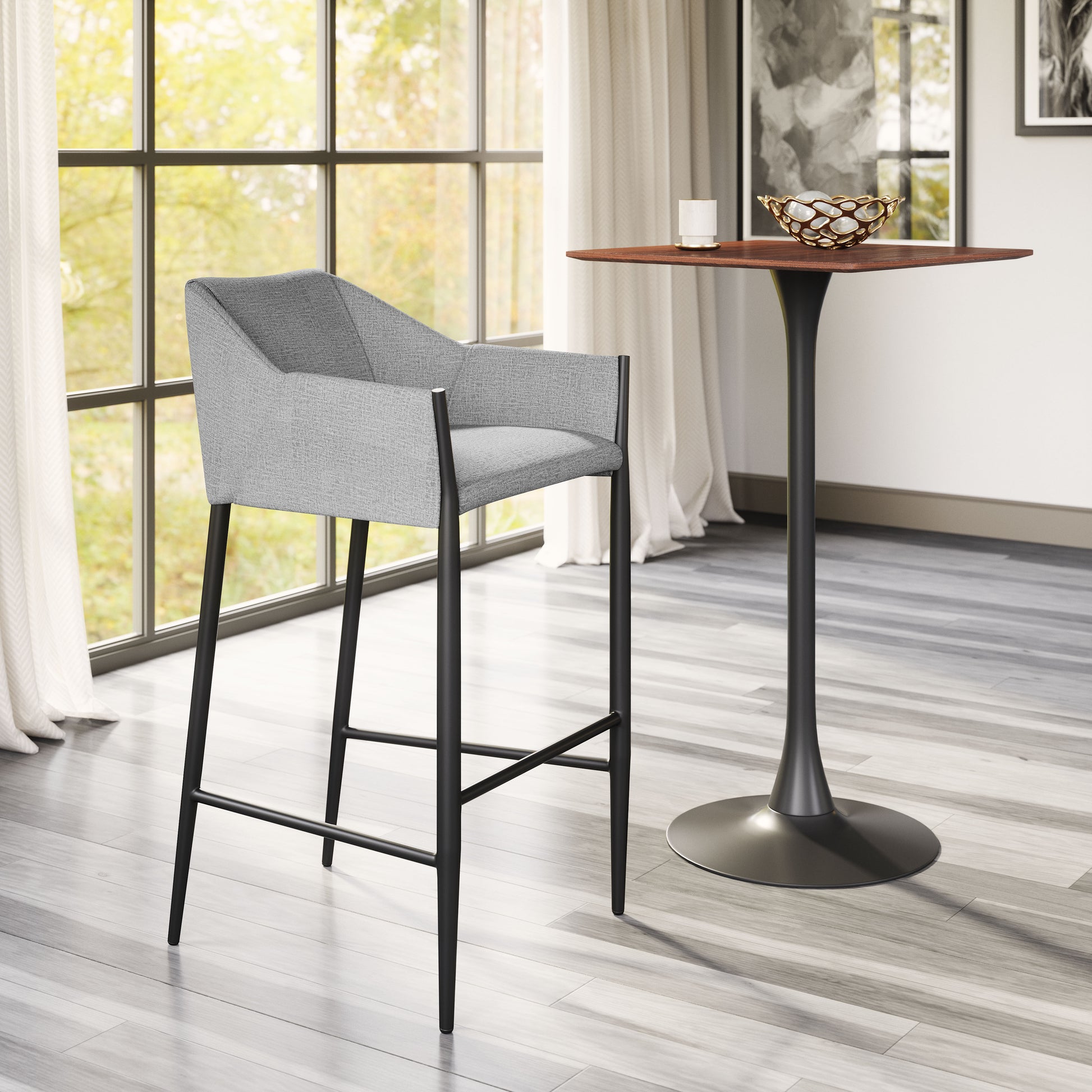 Andover Barstool Slate Gray - 8