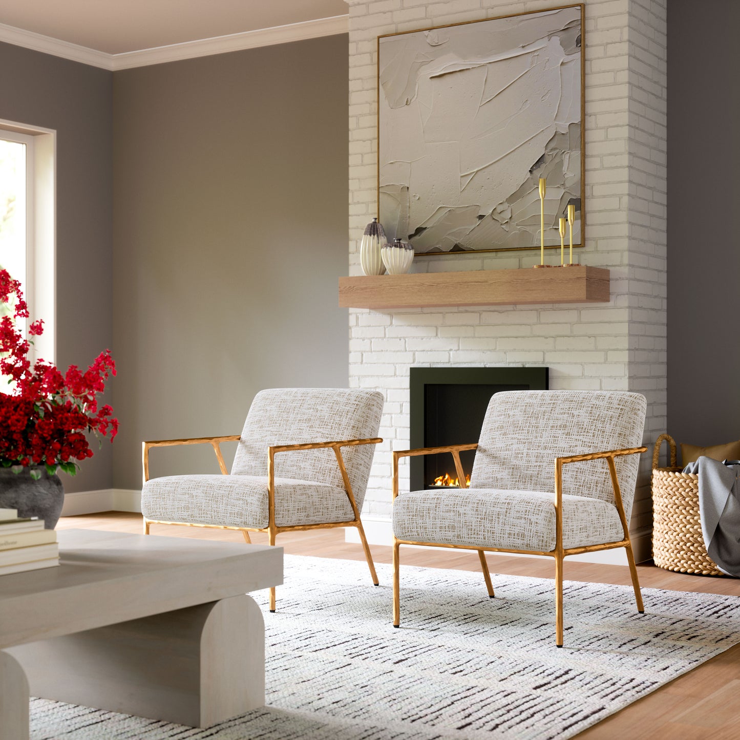 Norrebro Accent Chair Beige Frost - 9